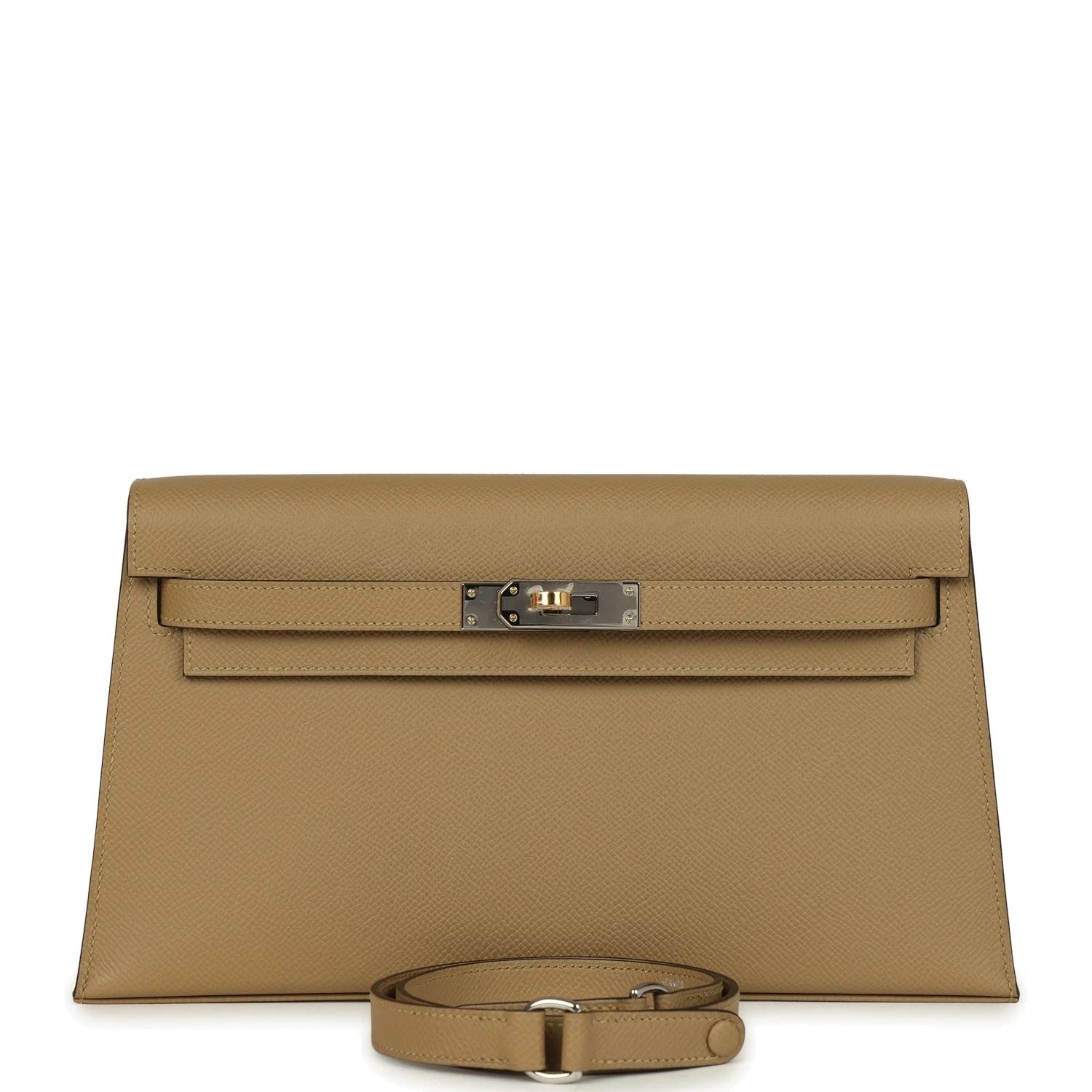 Hermes Kelly Elan Poussiere Epsom Electrum Hardware — фото 2