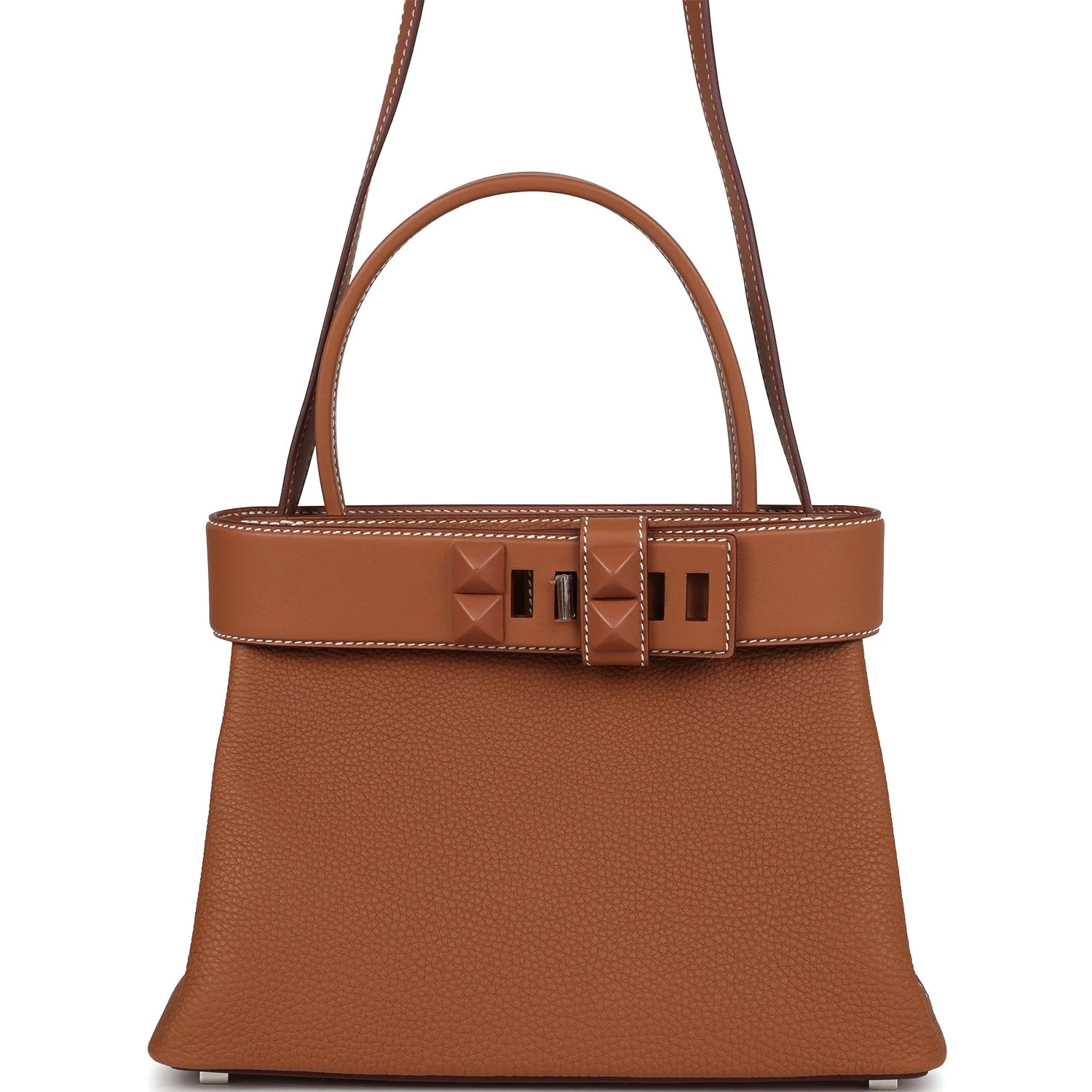 Hermes Medor Bag Gold Togo and Swift Palladium Hardware — фото 2