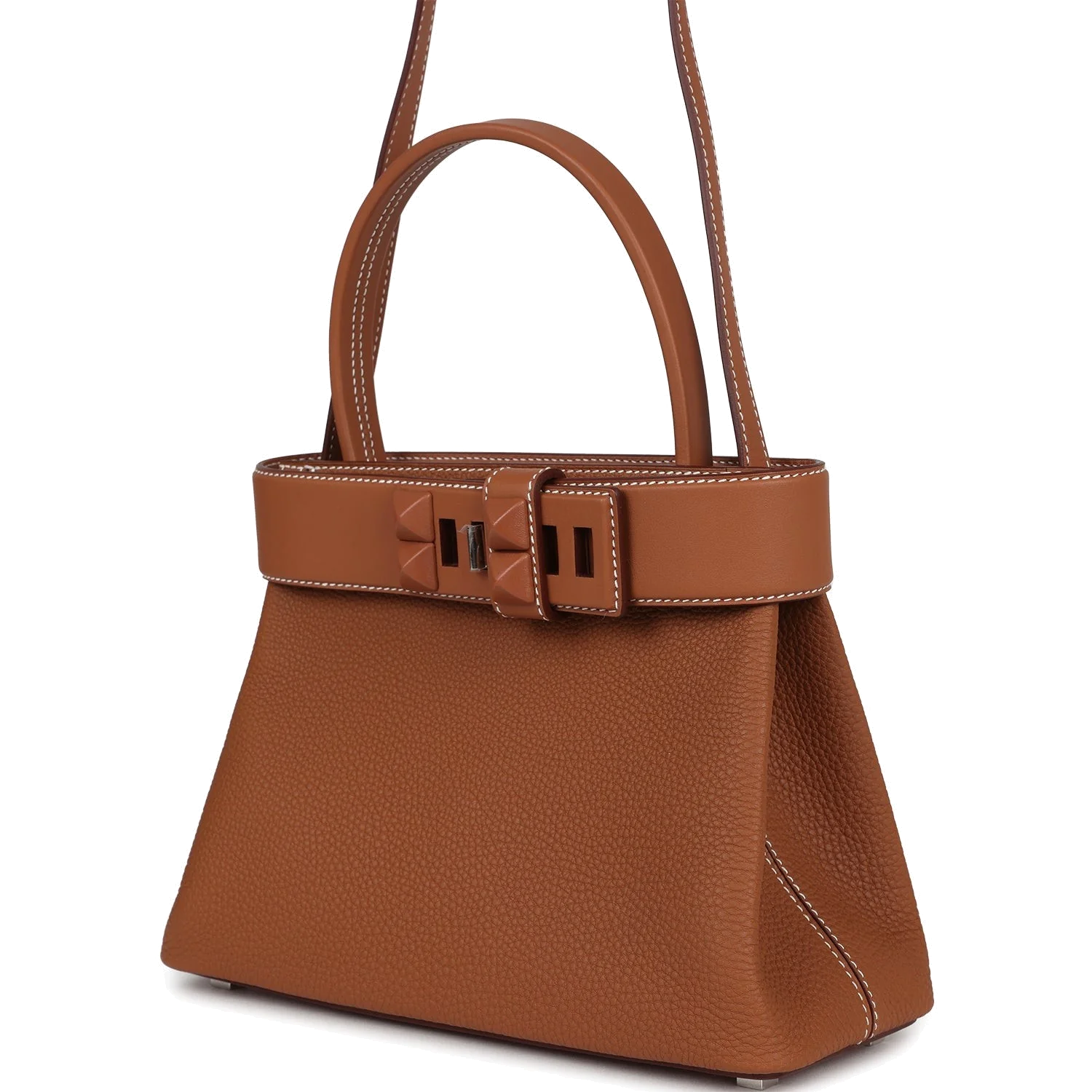 Hermes Medor Bag Gold Togo and Swift Palladium Hardware — фото 6