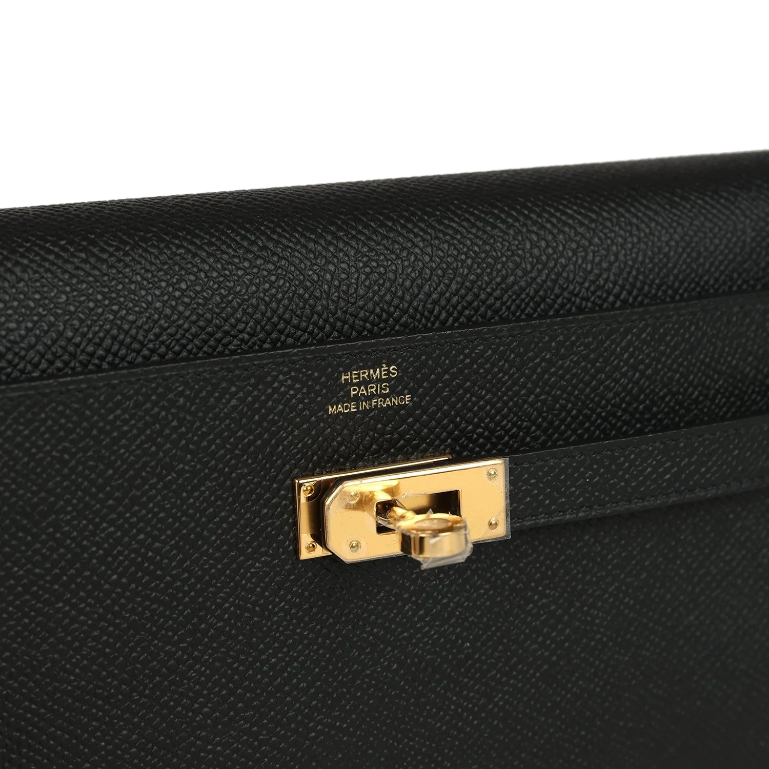 Hermes Kelly Wallet To Go Black Epsom Gold Hardware — фото 8