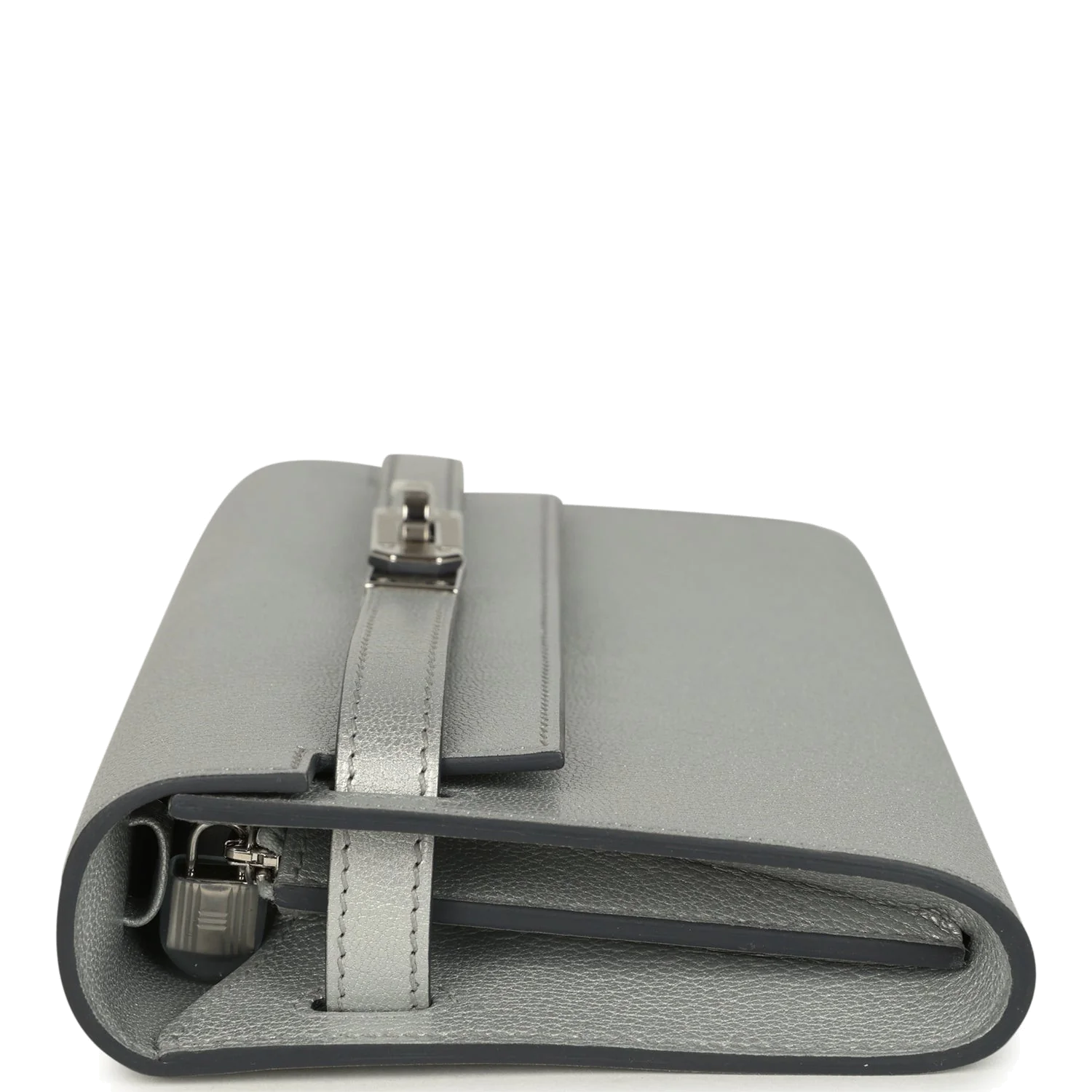 Hermes Kelly Wallet To Go Black Argent Chevre Chamkilight Palladium Hardware — фото 4