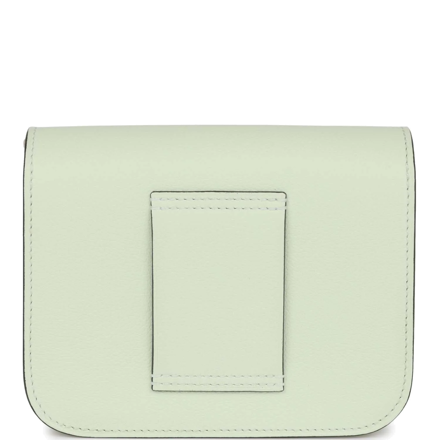Hermes Constance Slim Wallet Vert Fizz Evercolor Palladium Hardware — фото 5