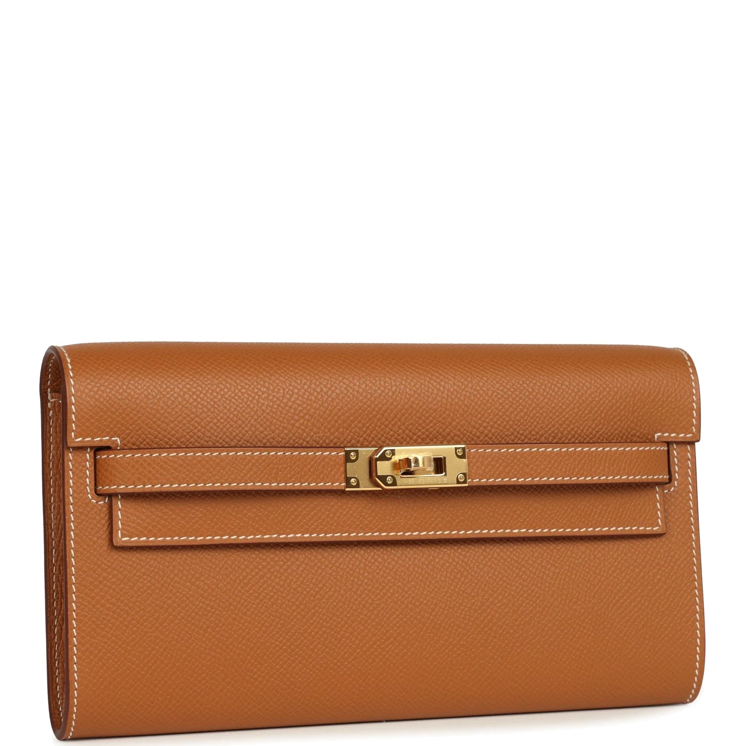 Hermes Kelly Wallet To Go Gold Epsom Gold Hardware — фото 3