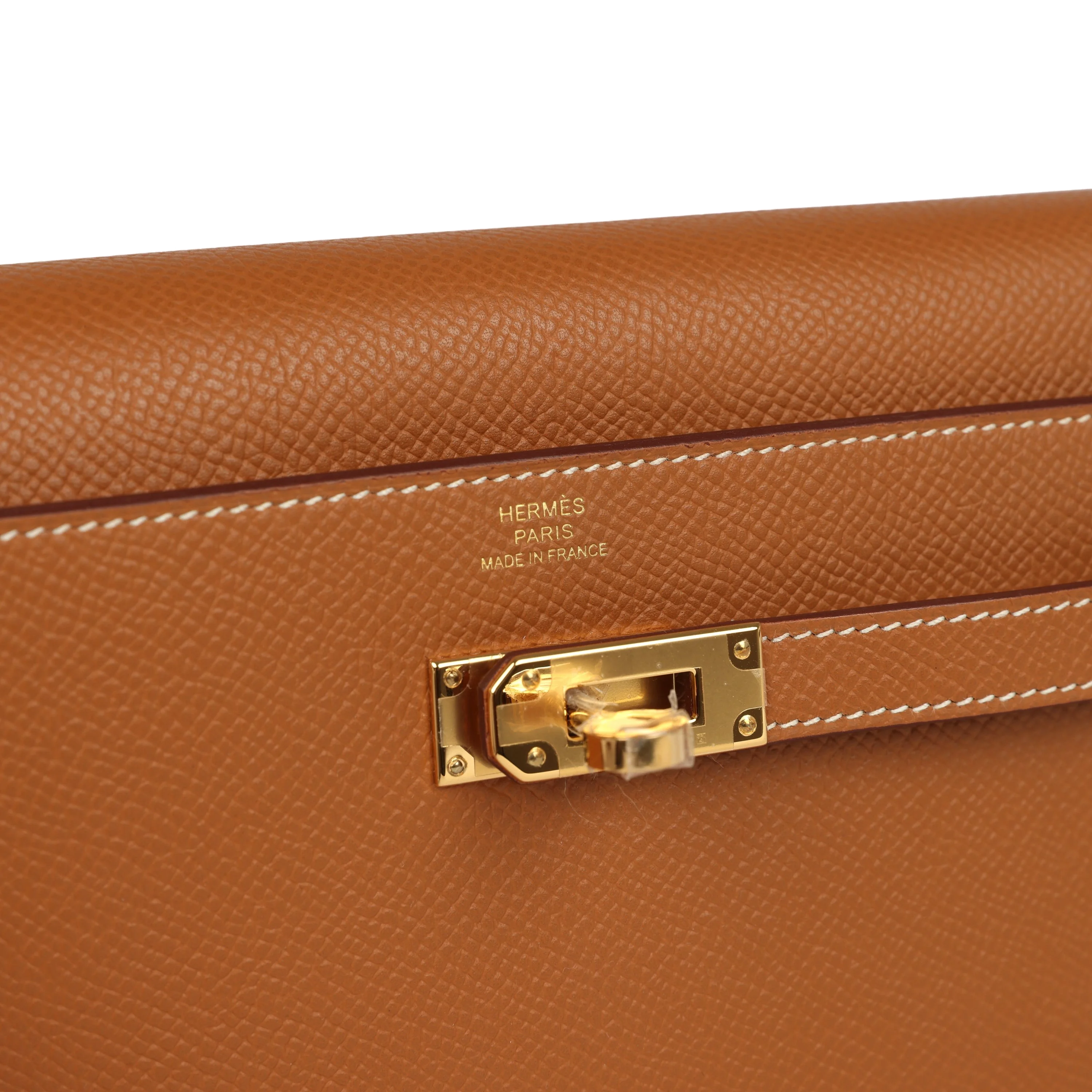 Hermes Kelly Wallet To Go Gold Epsom Gold Hardware — фото 8