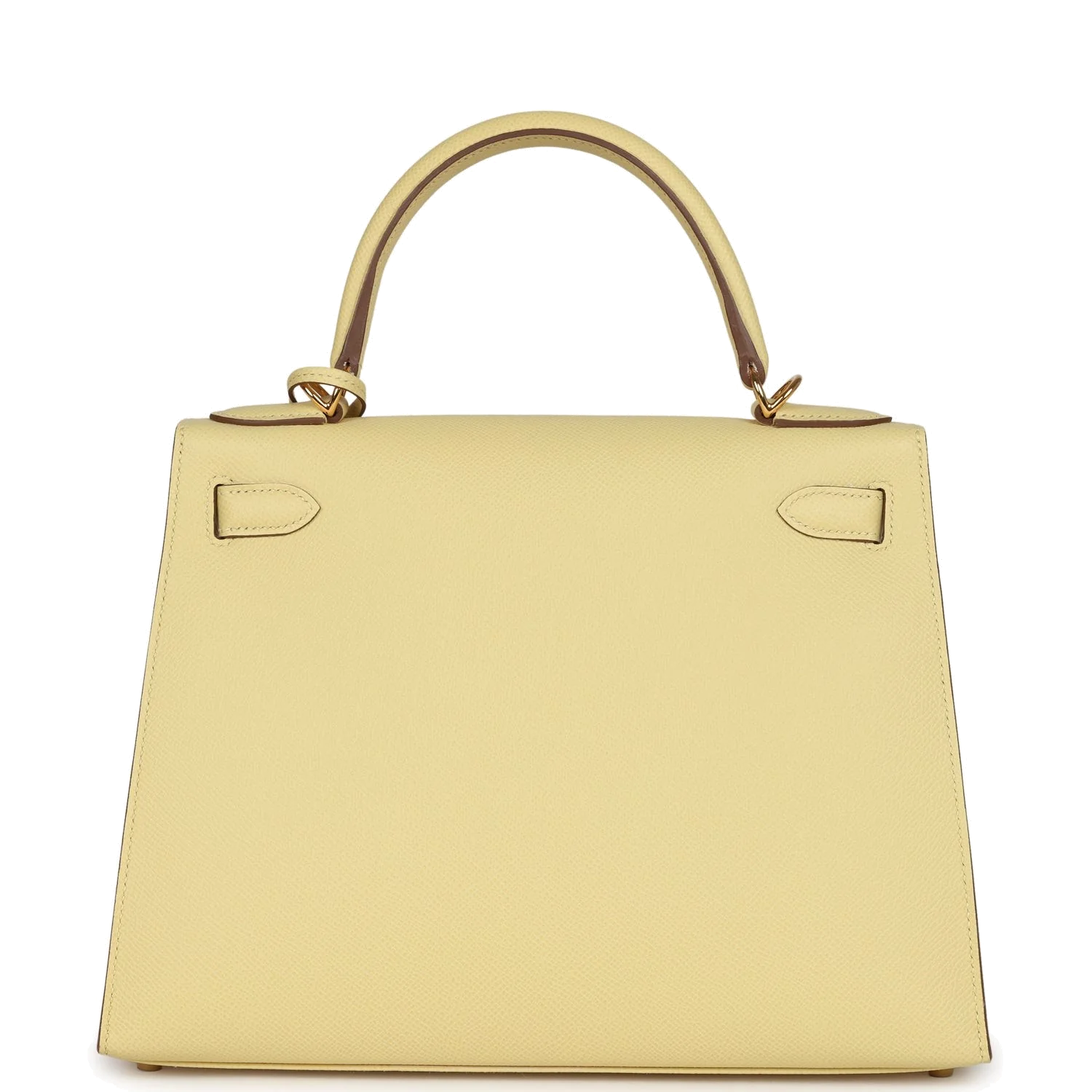 Hermes Kelly Sellier 28 Jaune Poussin Epsom Gold Hardware — фото 6