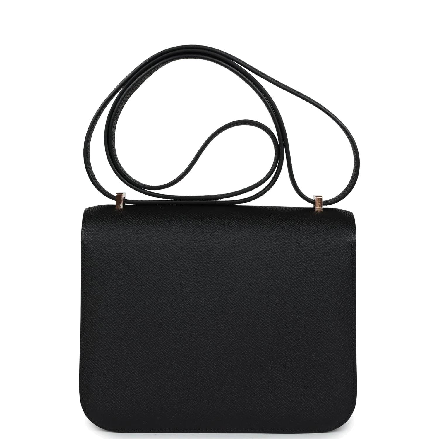 Hermes Constance 18 Black Epsom Rose Gold Hardware Черный Epsom — фото 5