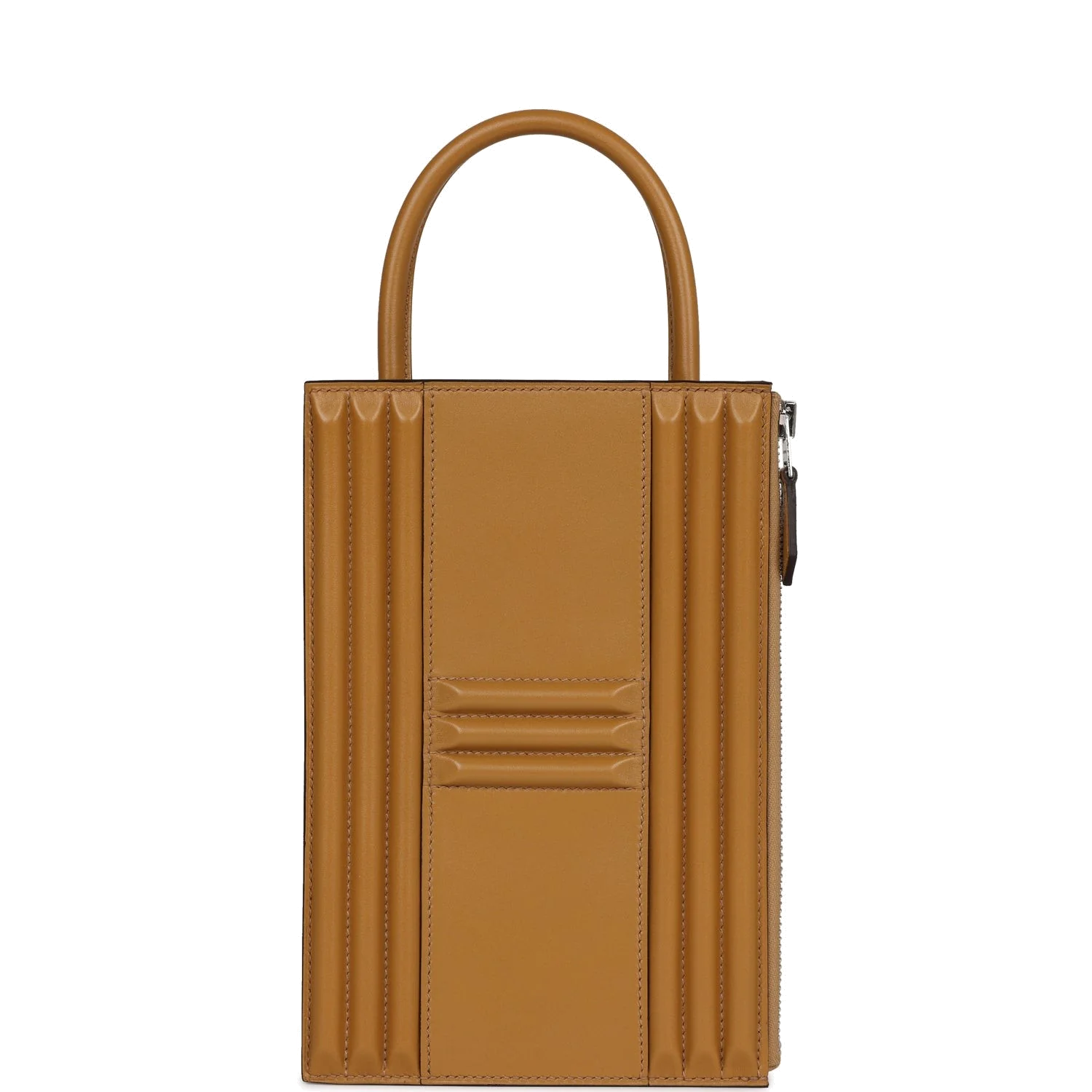 Hermes Cadena Lock Bag Poussiere Tadelakt Palladium Hardware — фото 2