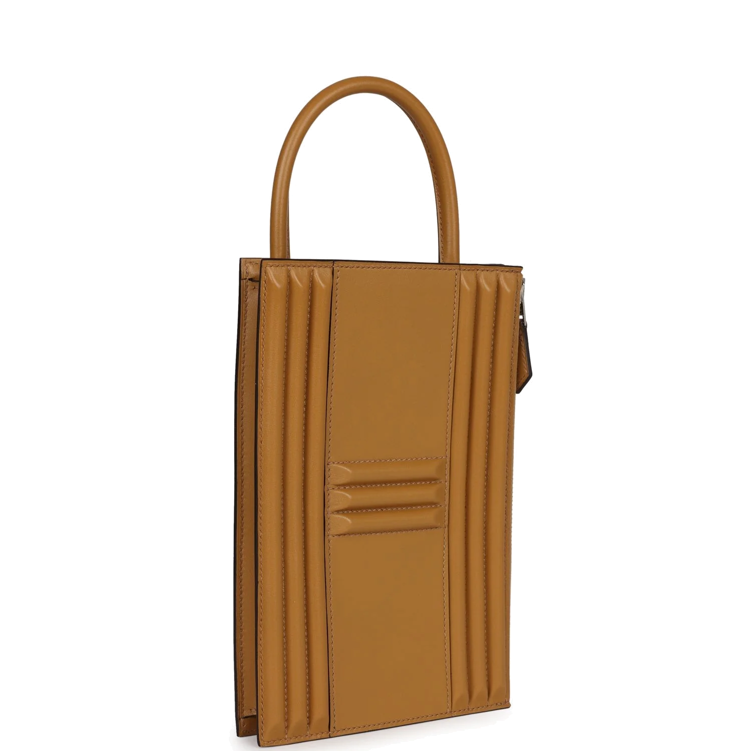 Hermes Cadena Lock Bag Poussiere Tadelakt Palladium Hardware — фото 3