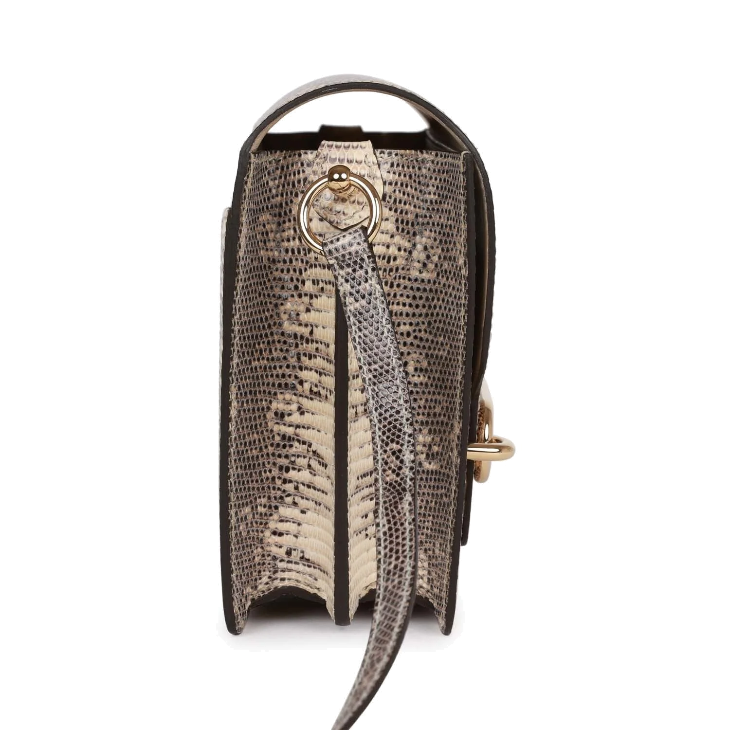 Hermes Mini Sac Roulis Ombre Lizard Varanus Salvator Gold Hardware — фото 4