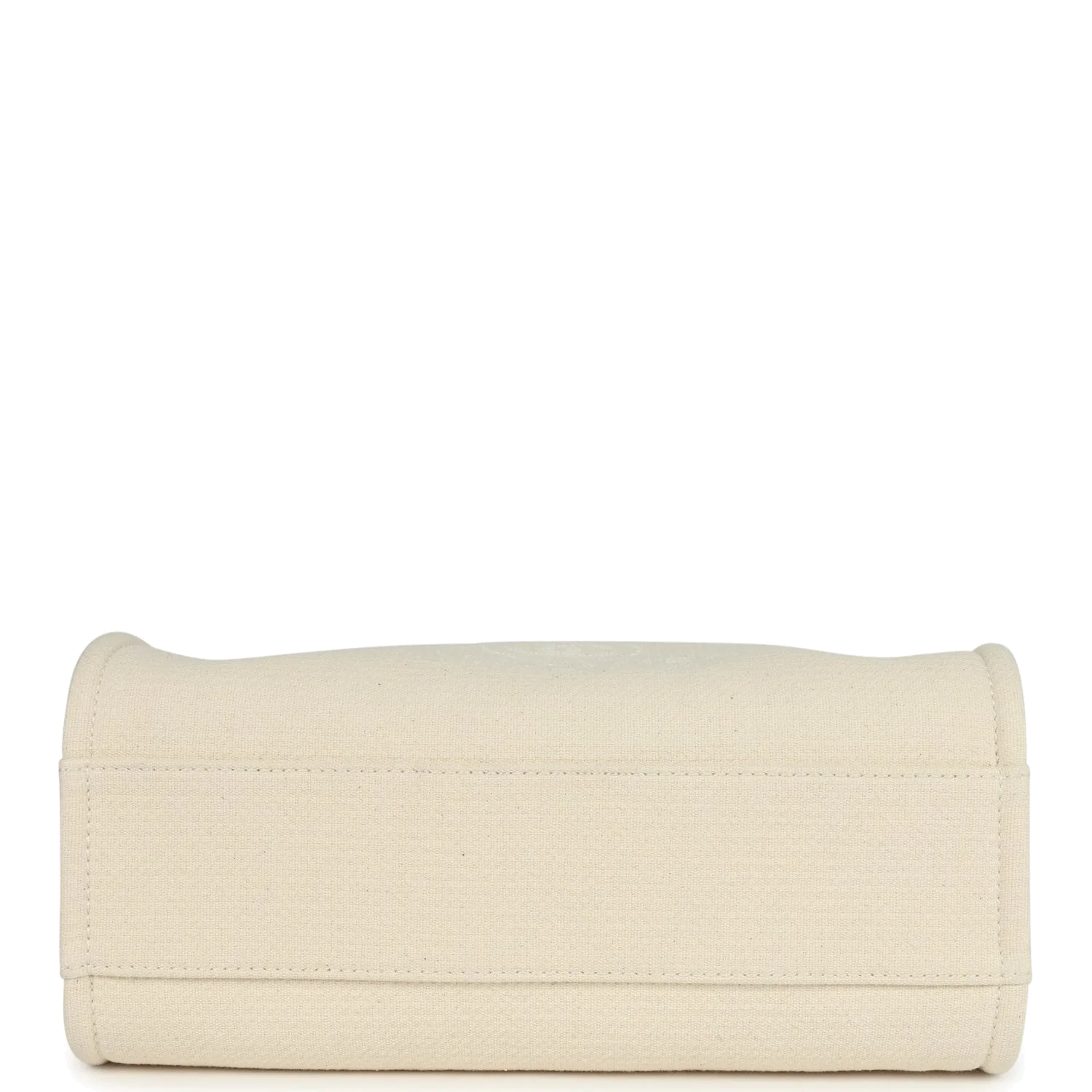 Chanel Small Deauville Shopping Tote Ivory Canvas — фото 7