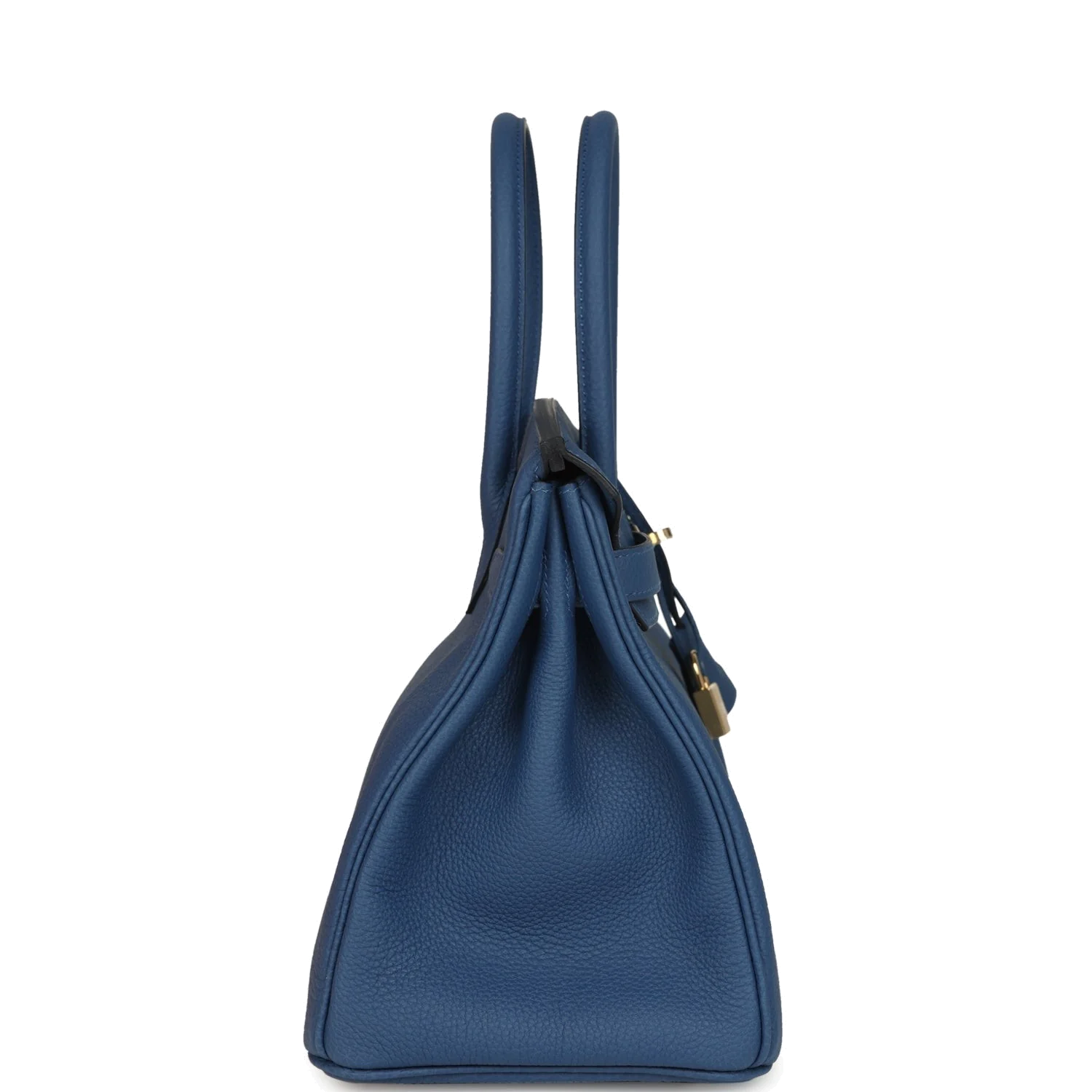 Hermes Birkin 30 Bleu Tie Togo Permabrass Hardware Синий Тай — фото 5