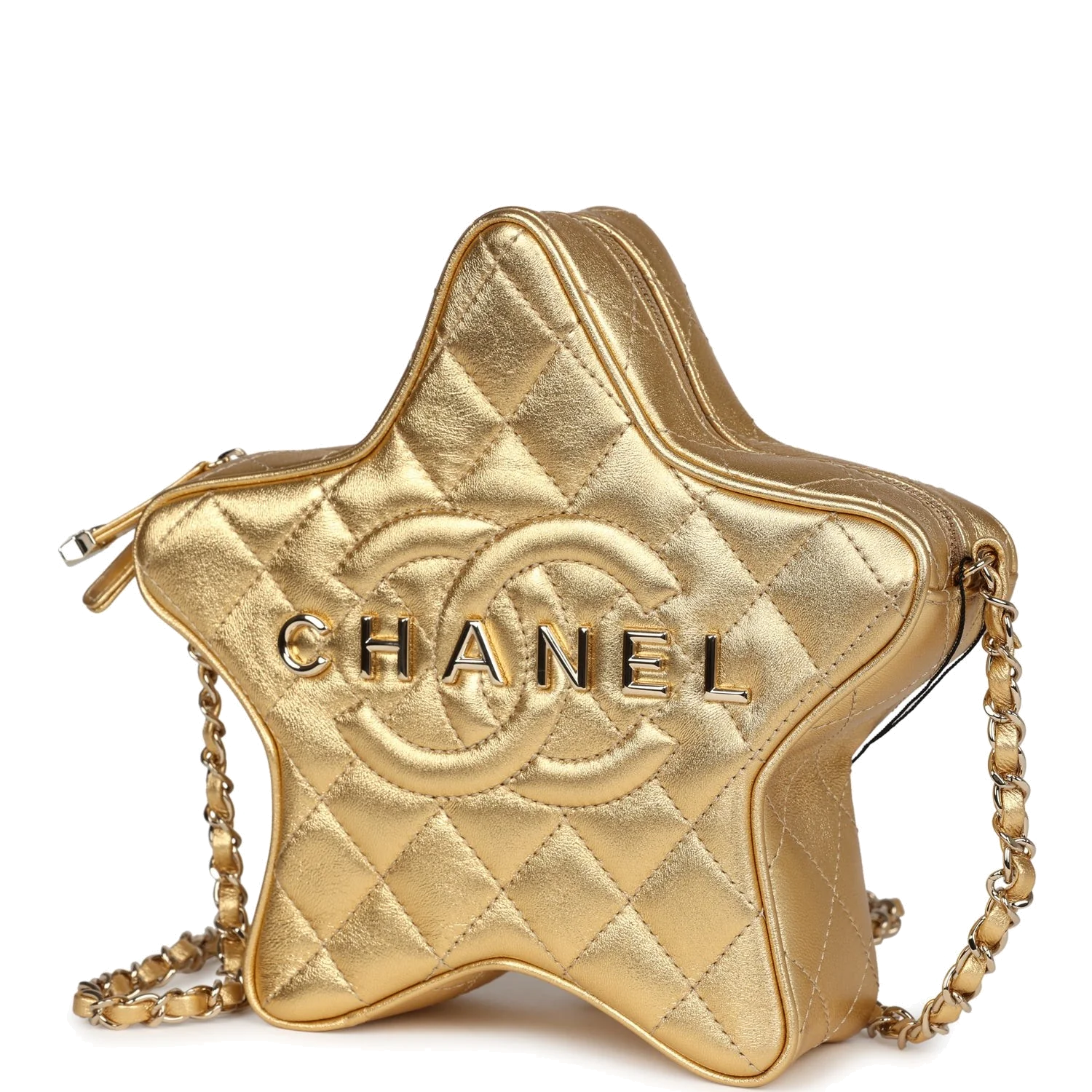 Chanel Star Bag Metallic Gold Lambskin — фото 6
