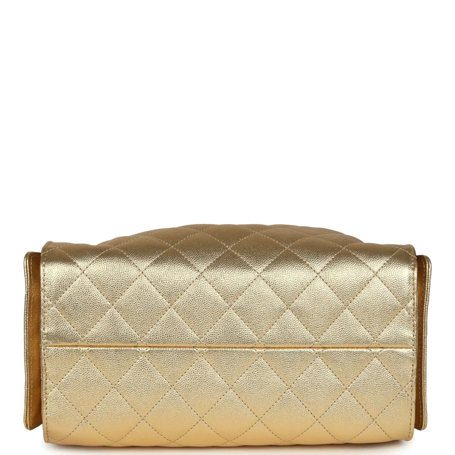 Chanel Small 25 Hobo Bag Metallic Gold Caviar — фото 8