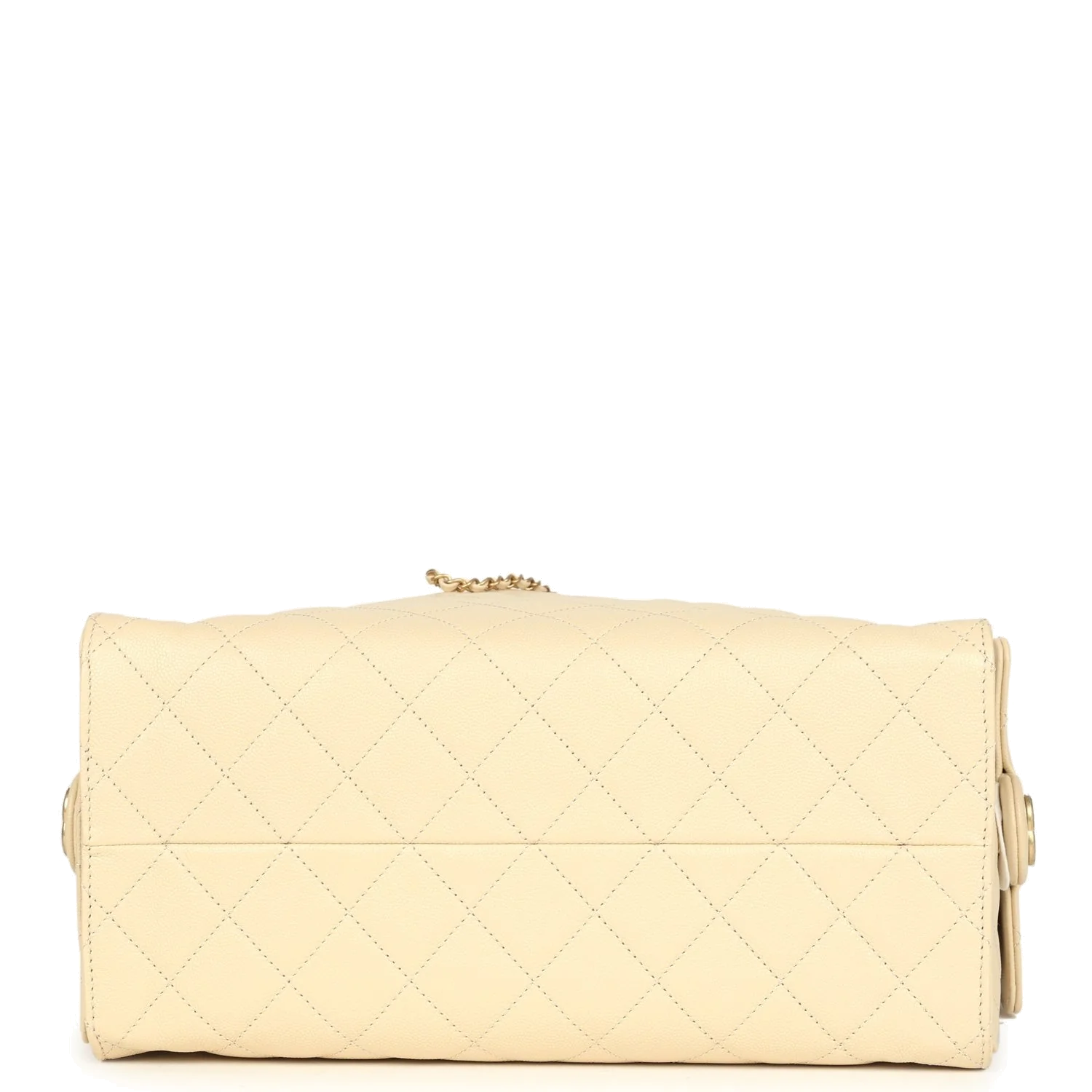Chanel Medium 25 Hobo Bag Light Beige Caviar — фото 8