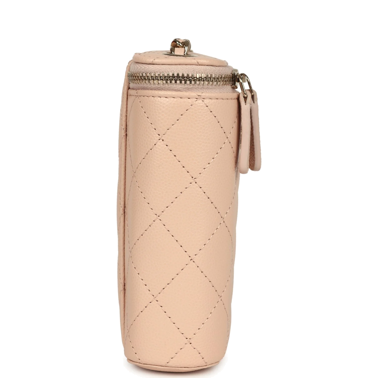 Chanel Mini Clutch Vanity Bag Beige Caviar — фото 4