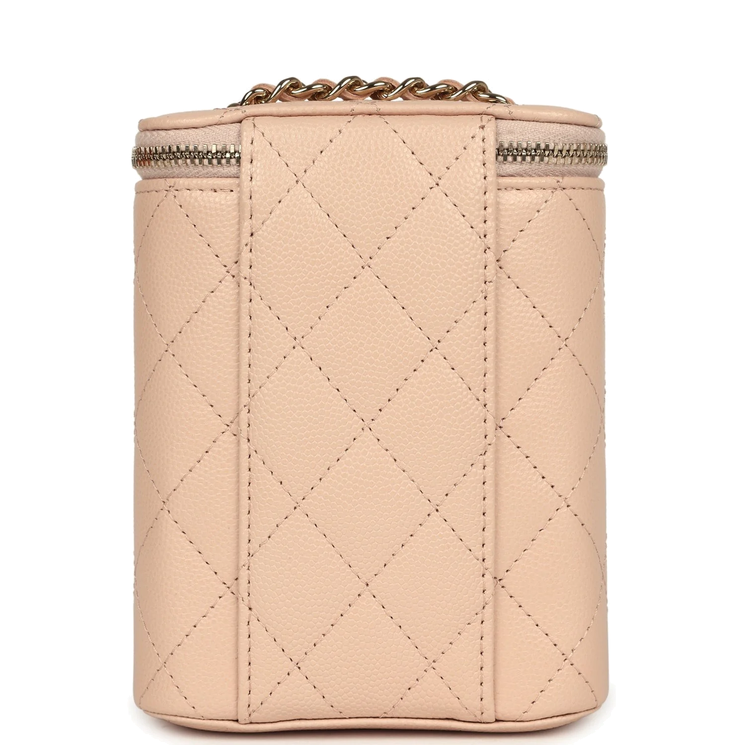 Chanel Mini Clutch Vanity Bag Beige Caviar — фото 5