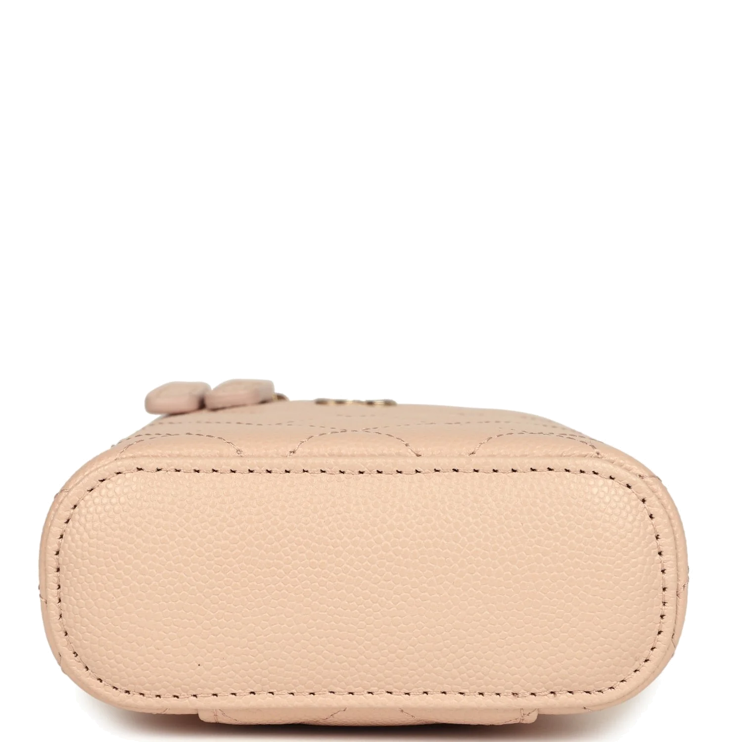Chanel Mini Clutch Vanity Bag Beige Caviar — фото 7