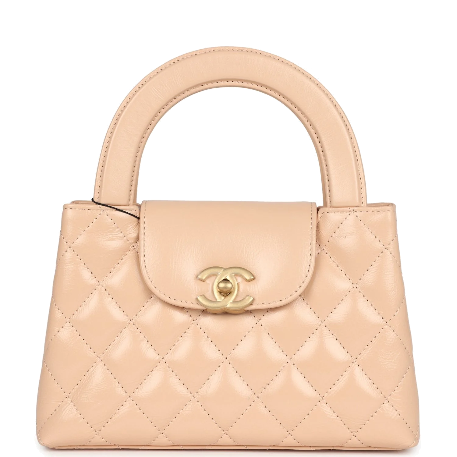 Chanel Small Kelly Shopper Beige Shiny Aged Calfskin