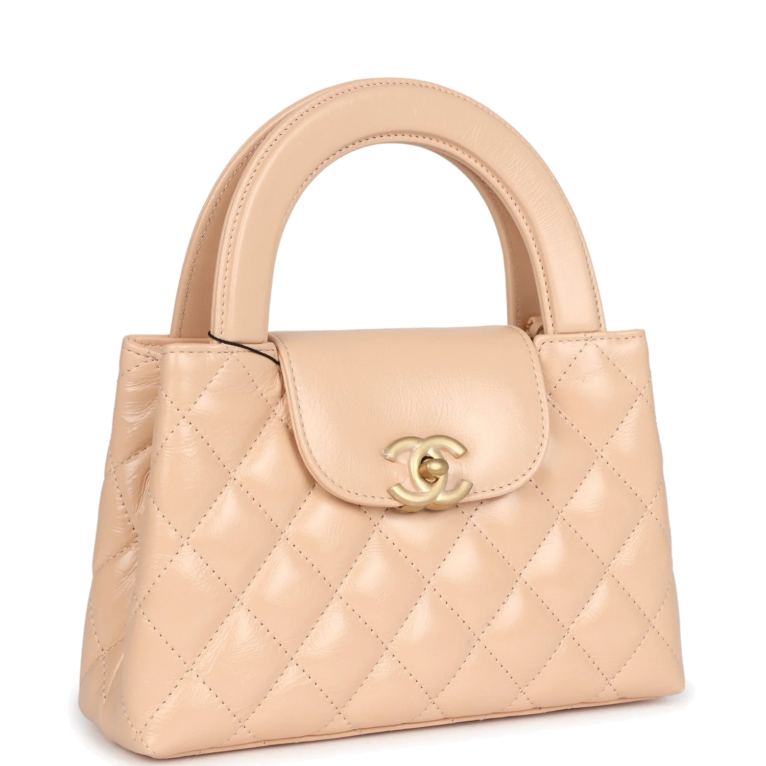 Chanel Small Kelly Shopper Beige Shiny Aged Calfskin — фото 3