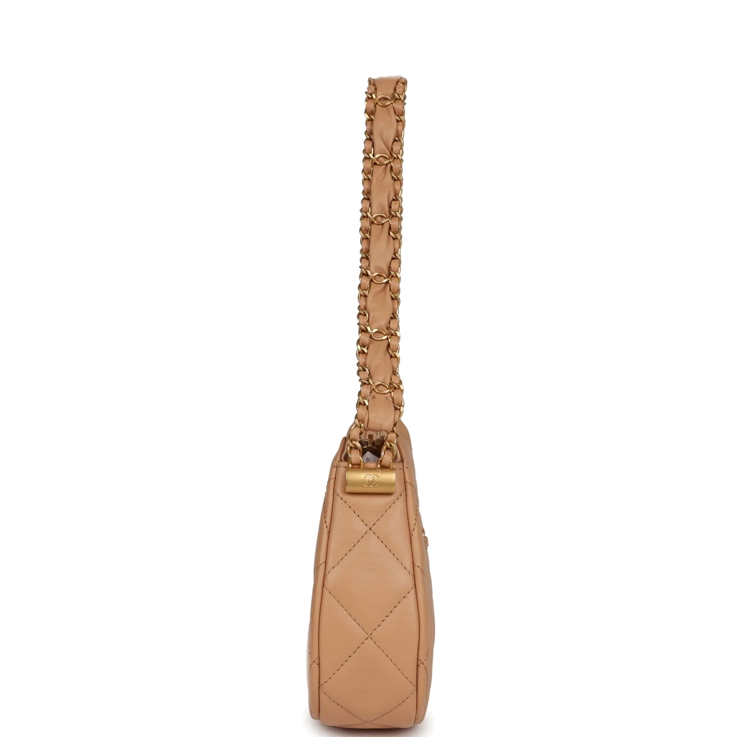 Chanel 19 Hobo Bag Beige Aged Calfskin — фото 4