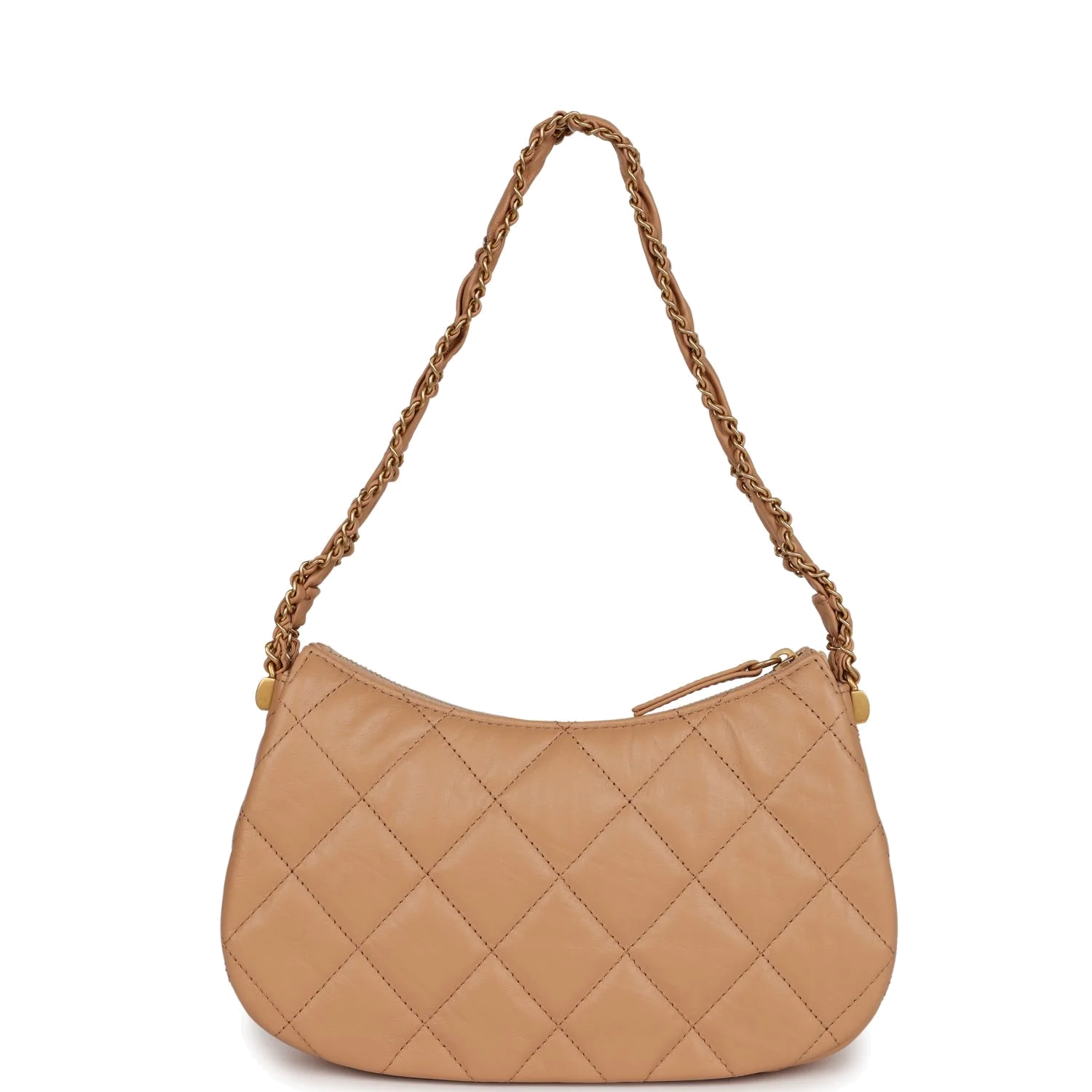Chanel 19 Hobo Bag Beige Aged Calfskin — фото 5