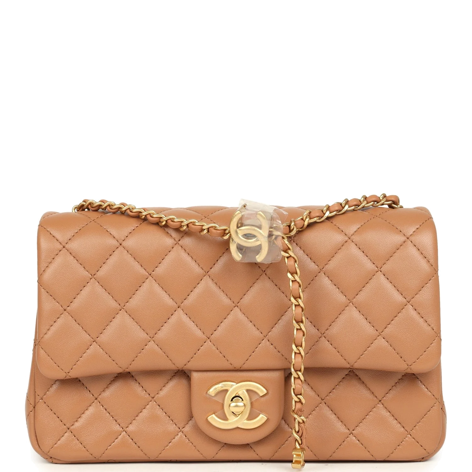 Chanel Small CC Crush Flap Bag Caramel Lambskin