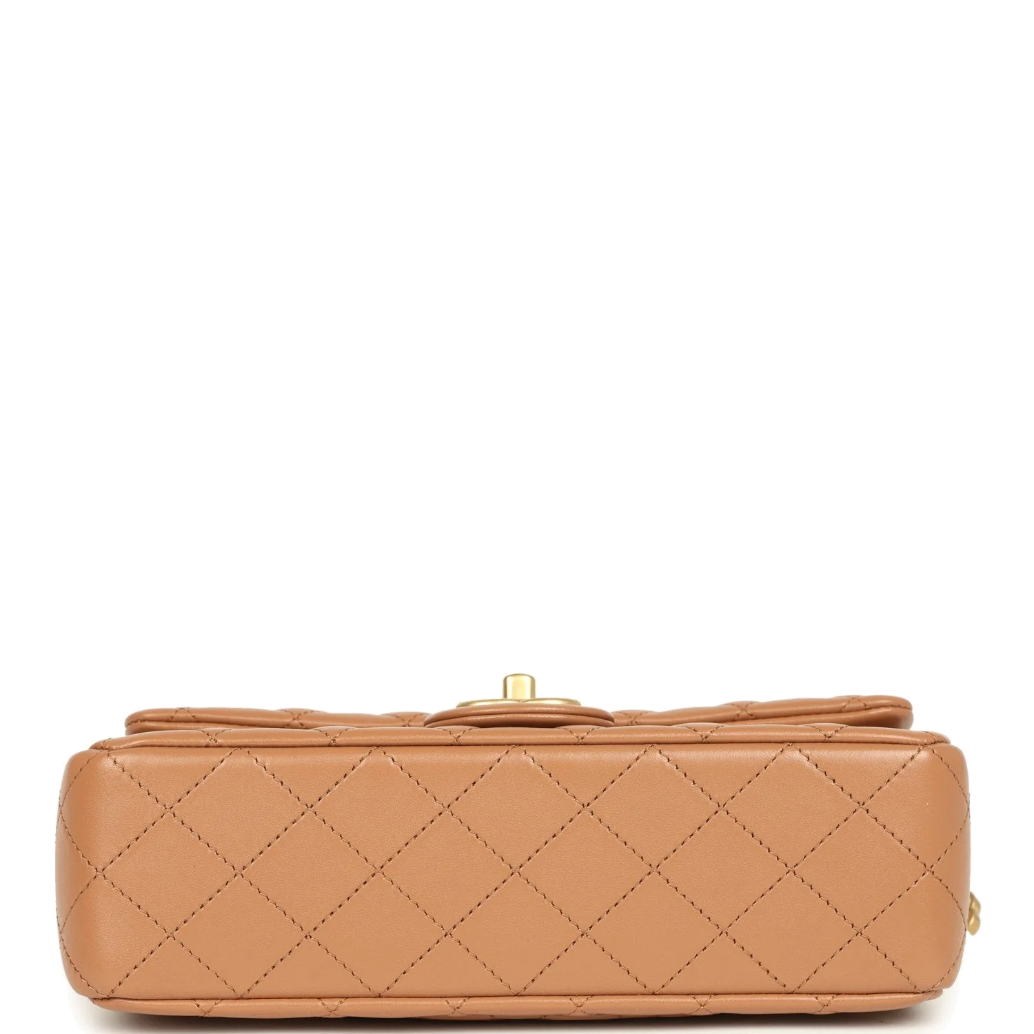 Chanel Small CC Crush Flap Bag Caramel Lambskin — фото 7
