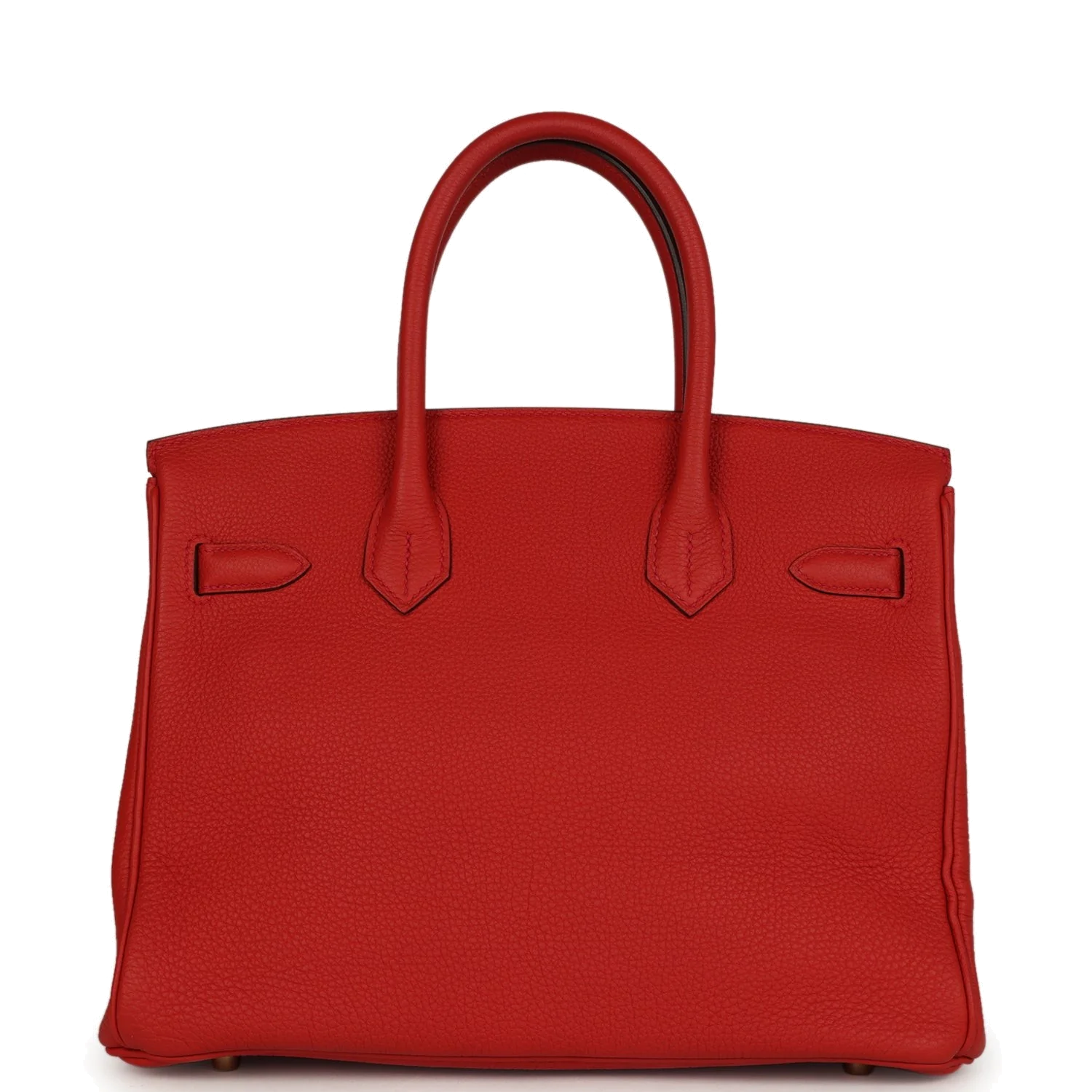 Hermes Birkin 30 Geranium Togo Gold Hardware Герань Togo — фото 5