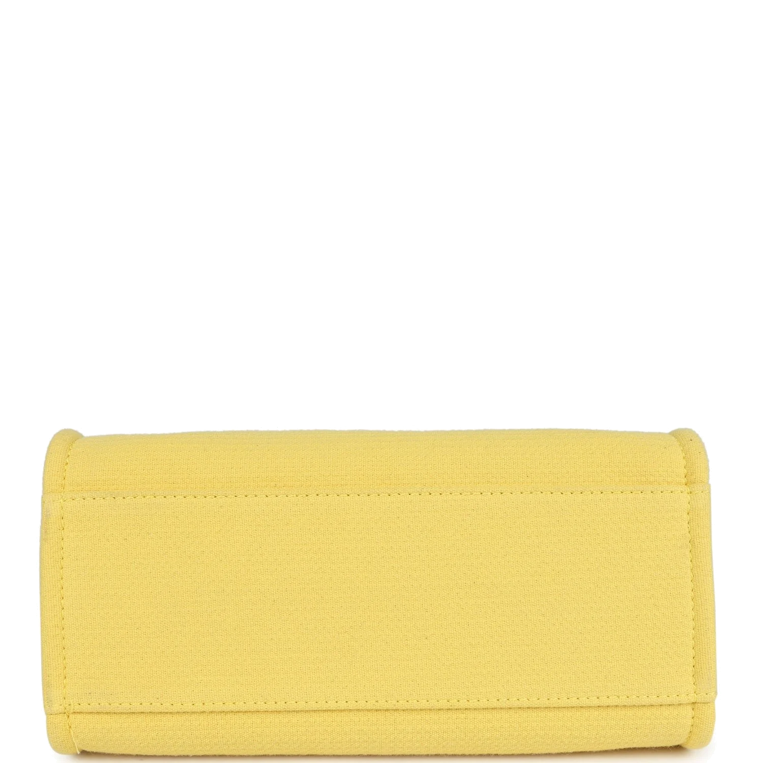 Chanel Small Deauville Shopping Tote Yellow Canvas — фото 8