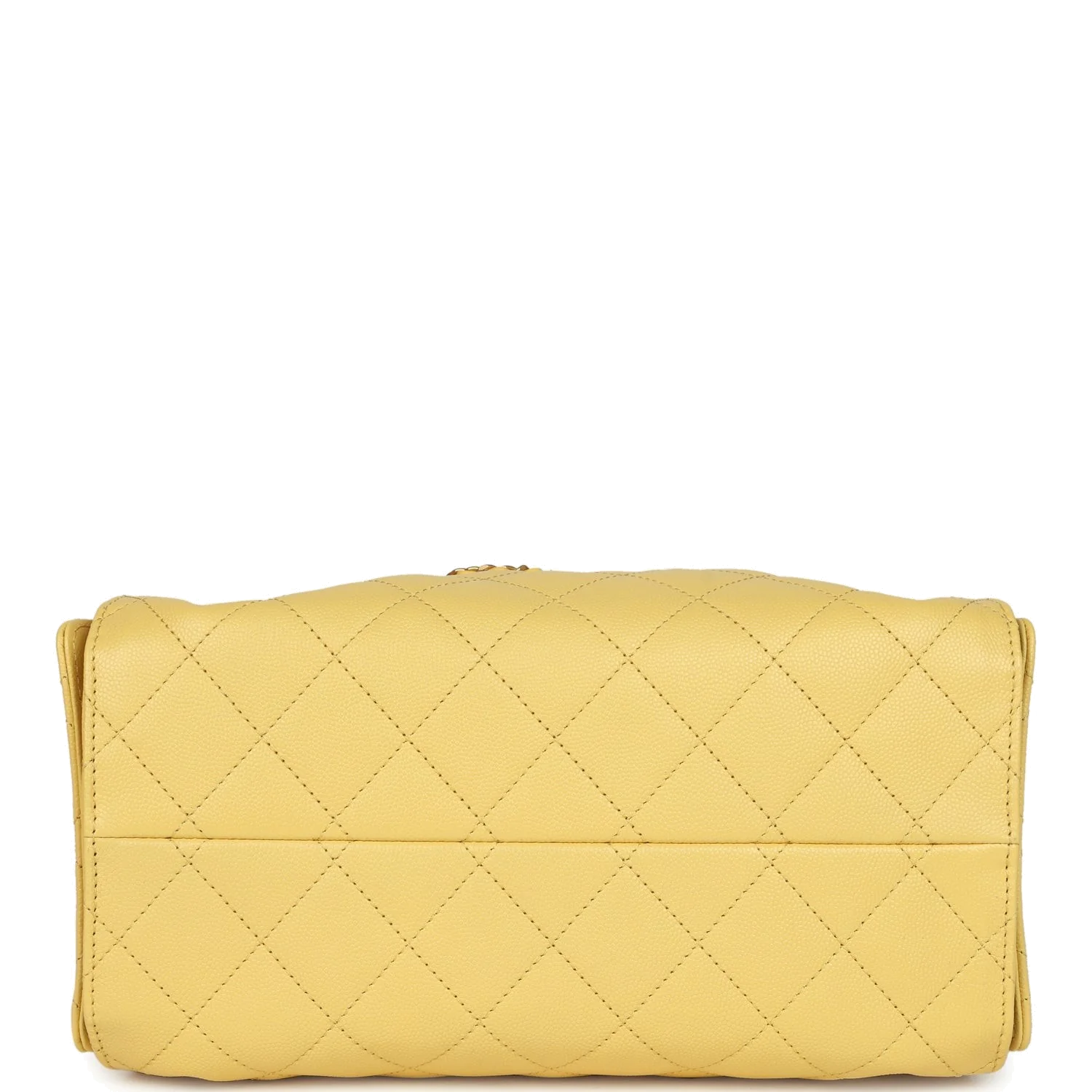 Chanel Small 25 Hobo Bag Yellow Caviar — фото 7