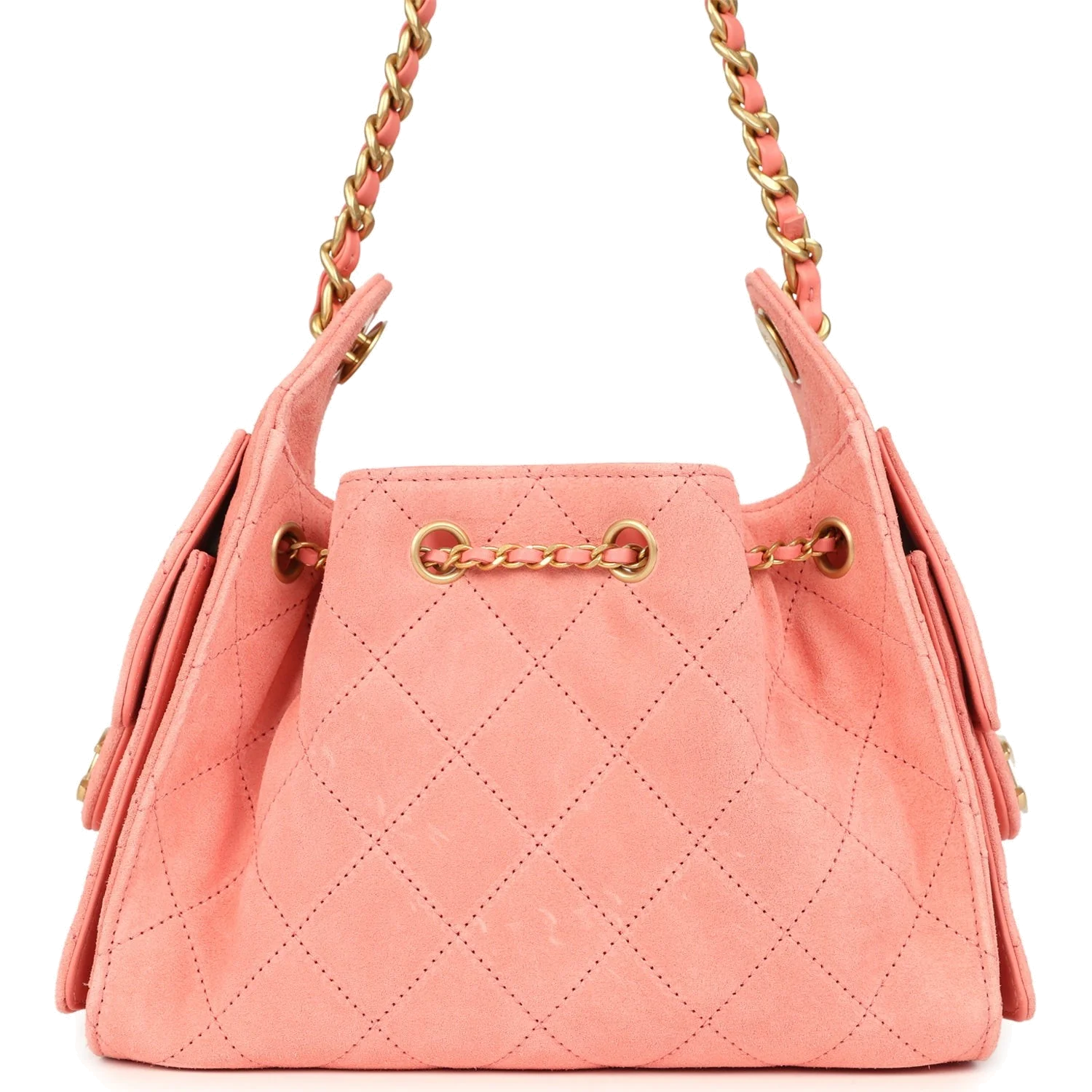 Chanel Mini 25 Hobo Bag Pink Suede — фото 6