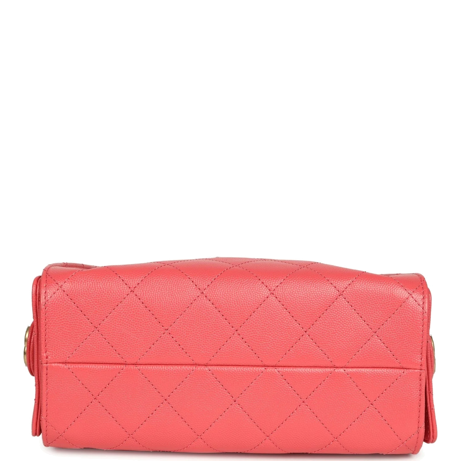 Chanel Mini 25 Hobo Bag Coral Pink Caviar — фото 8