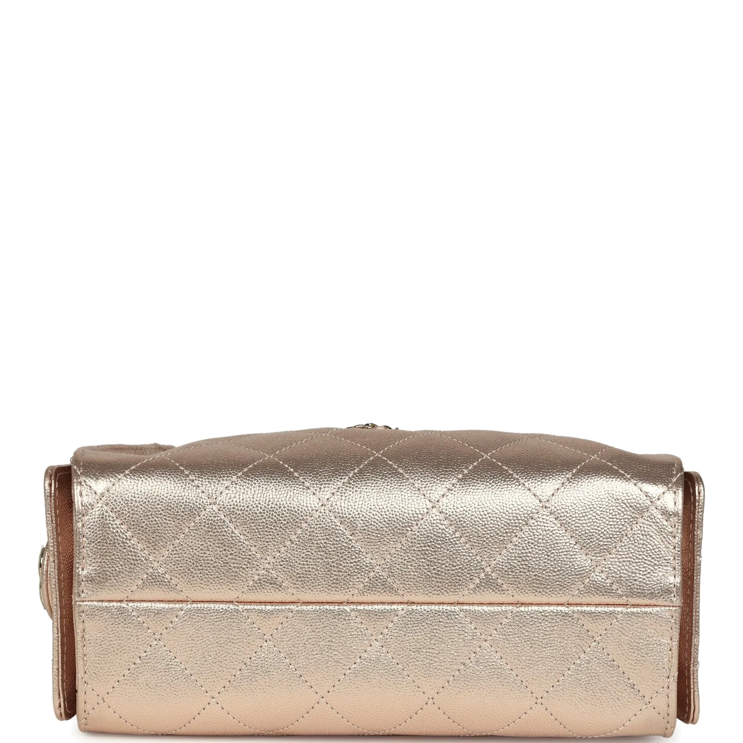 Chanel Mini 25 Hobo Bag Metallic Rose Gold Caviar Caviar — фото 8