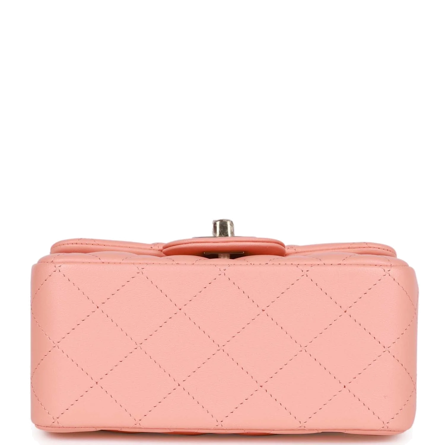 Chanel Mini Square Flap Pink Lambskin — фото 7