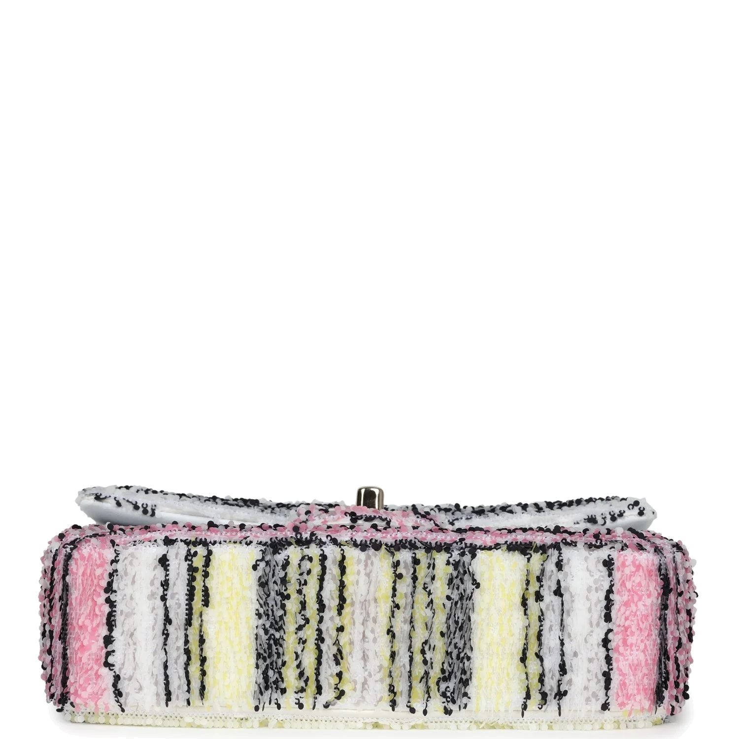 Chanel Mini Rectangular Flap White Multicolor Sequin — фото 7