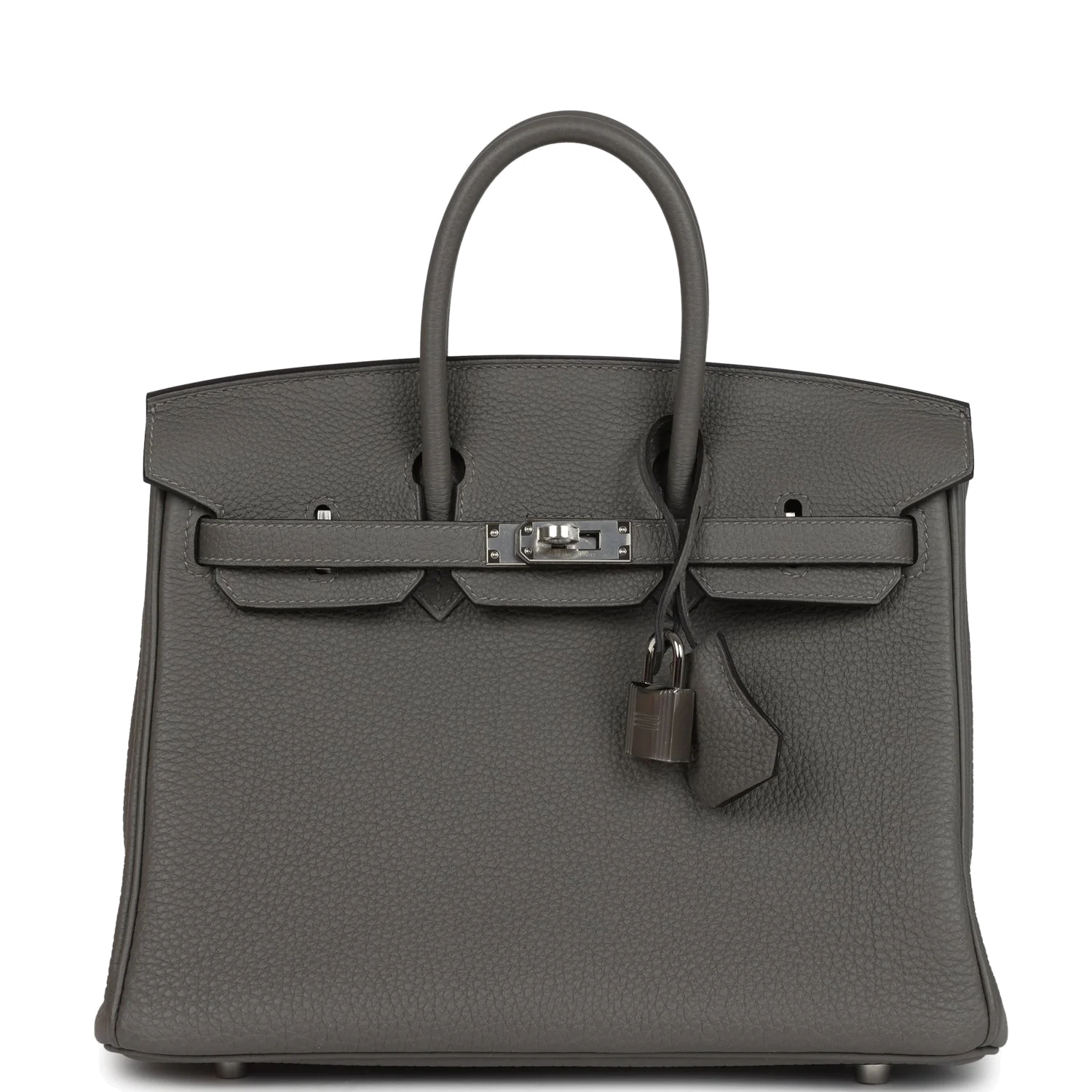 Hermes Birkin 25 Gris Meyer Togo Palladium Hardware Серый Мейер — фото 2