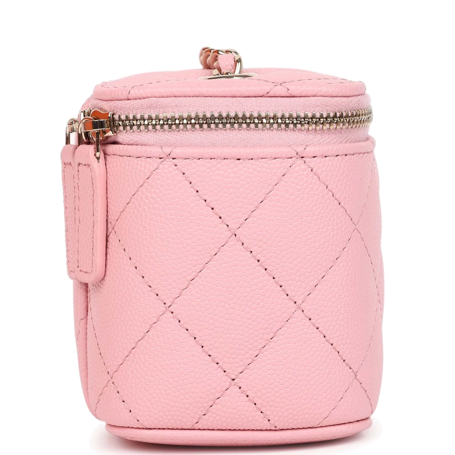 Chanel Mini Square Vanity Case Crossbody Bag Pink Caviar — фото 6