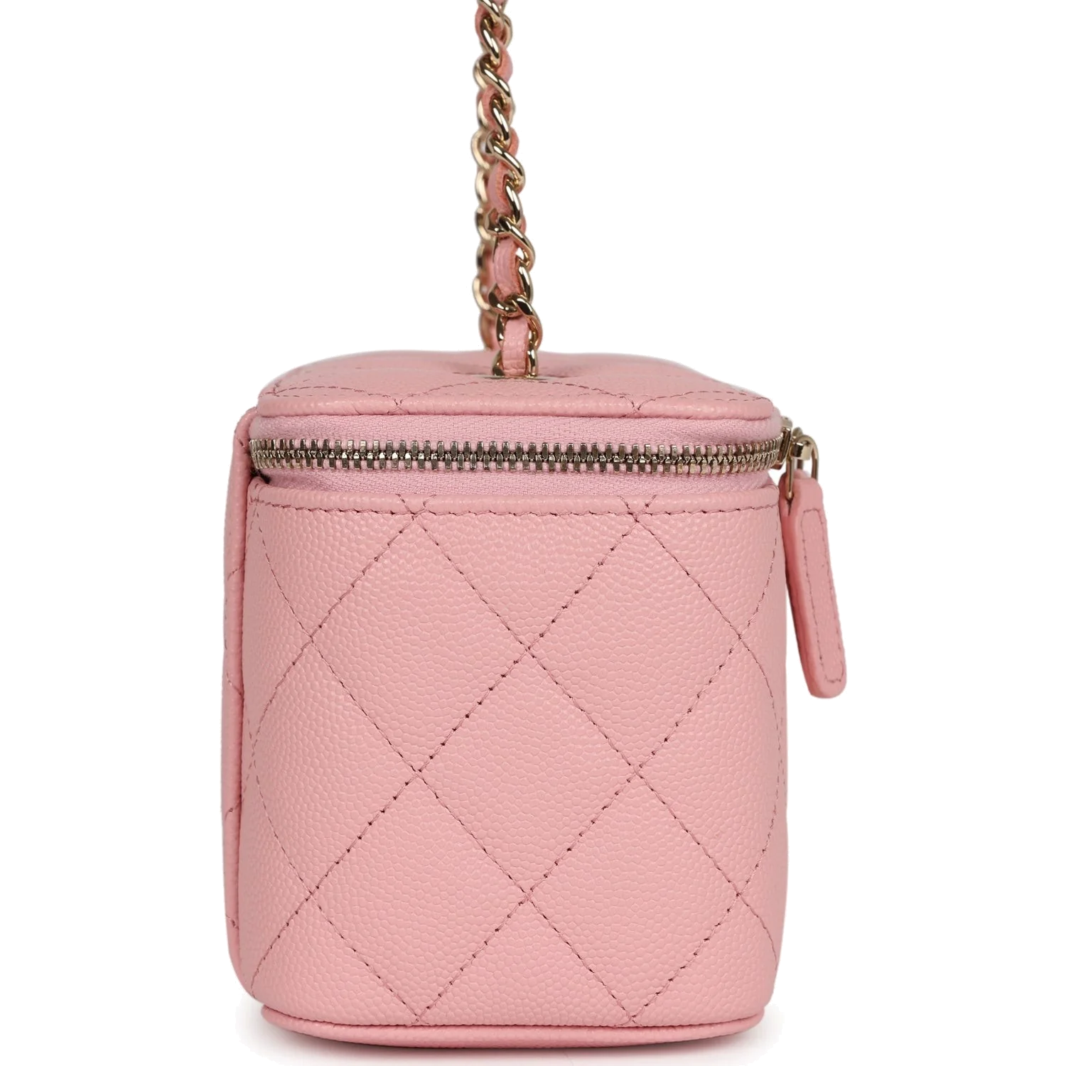 Chanel Small Classic Vanity Case Pink Caviar — фото 4