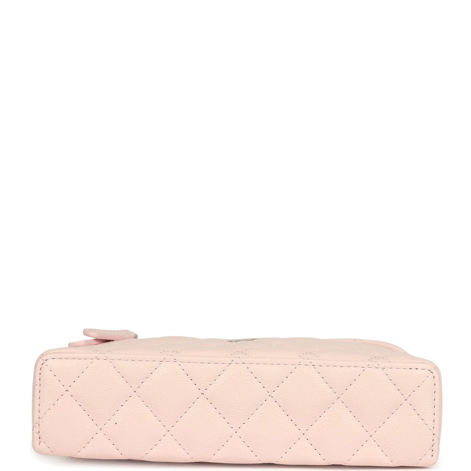 Chanel Top Handle Long Vanity Case with Chain Light Pink Shiny Caviar — фото 7