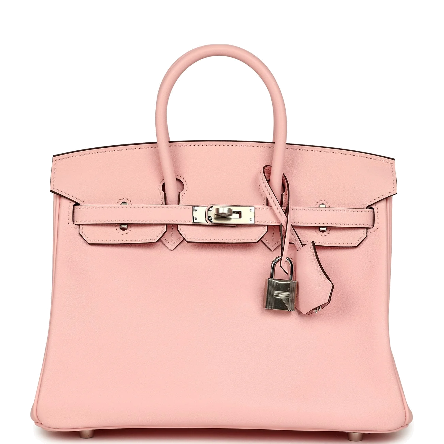 Hermes Birkin 25 Rose Sakura Swift Palladium Hardware Розовый Сакура — фото 2
