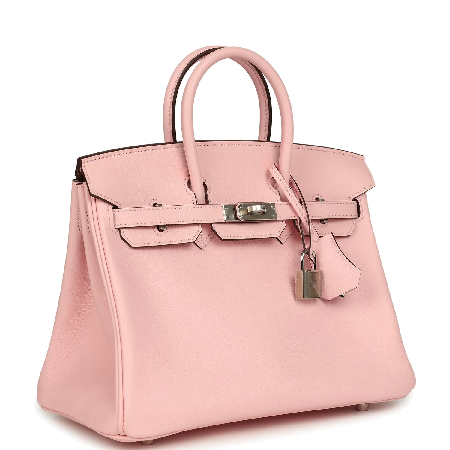 Hermes Birkin 25 Rose Sakura Swift Palladium Hardware Розовый Сакура — фото 3