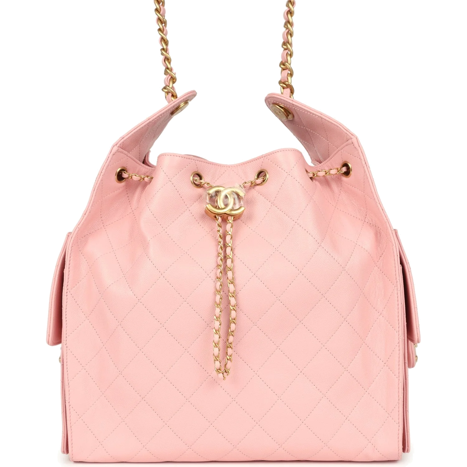Chanel Medium 25 Hobo Bag Light Pink Caviar — фото 2