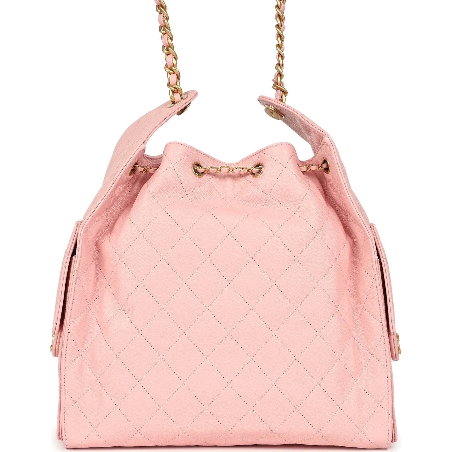 Chanel Medium 25 Hobo Bag Light Pink Caviar — фото 5