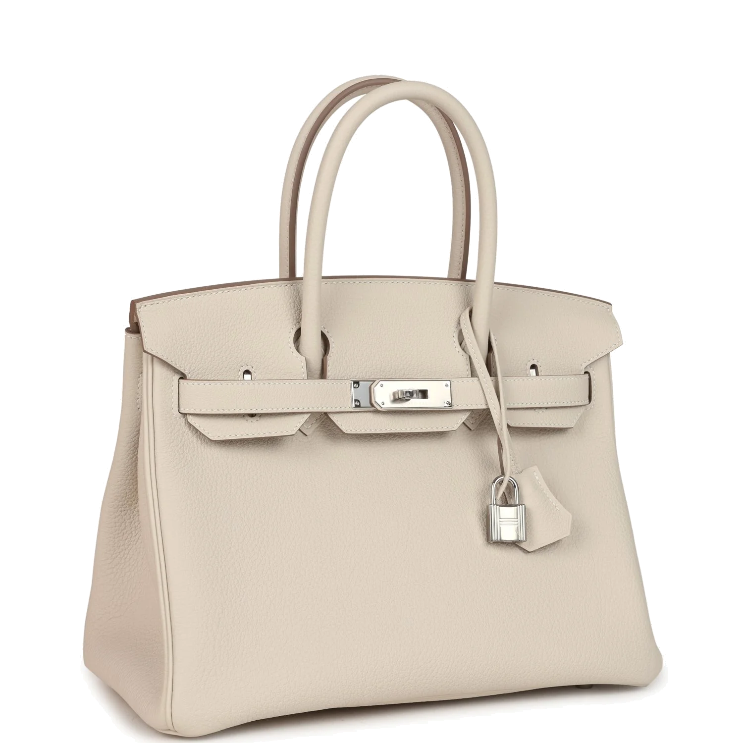 Hermes Birkin 30 Craie Togo Palladium Hardware Крэ Togo — фото 3