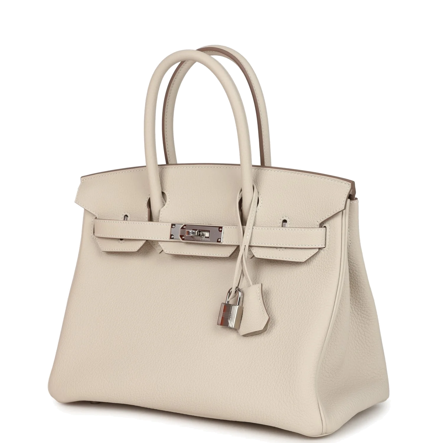 Hermes Birkin 30 Craie Togo Palladium Hardware Крэ Togo — фото 4
