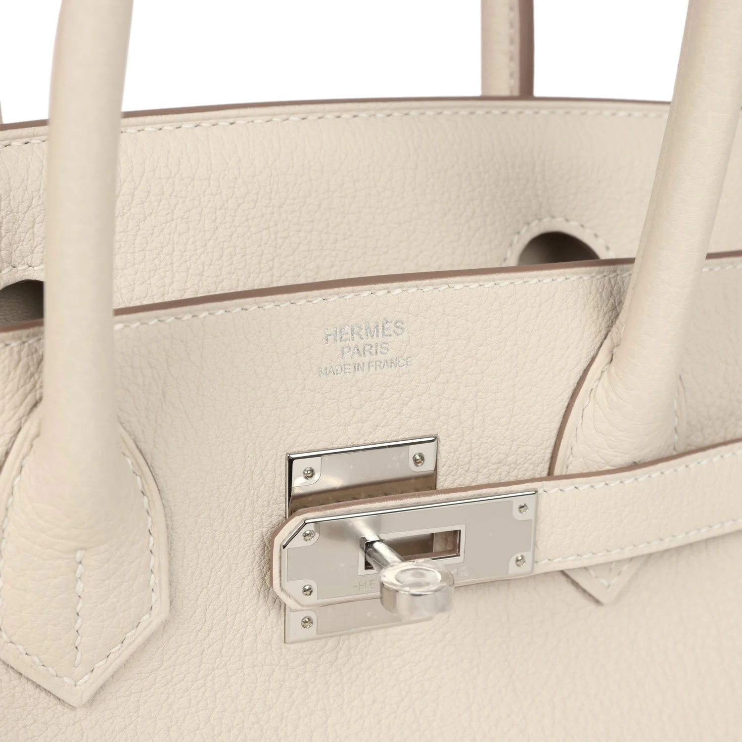 Hermes Birkin 30 Craie Togo Palladium Hardware Крэ Togo — фото 8