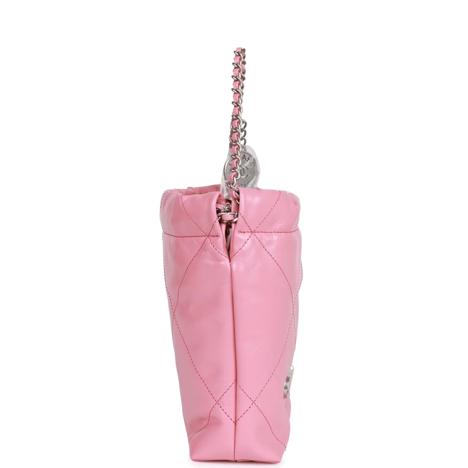 Chanel Mini 22 Bag Pink Calfskin — фото 5