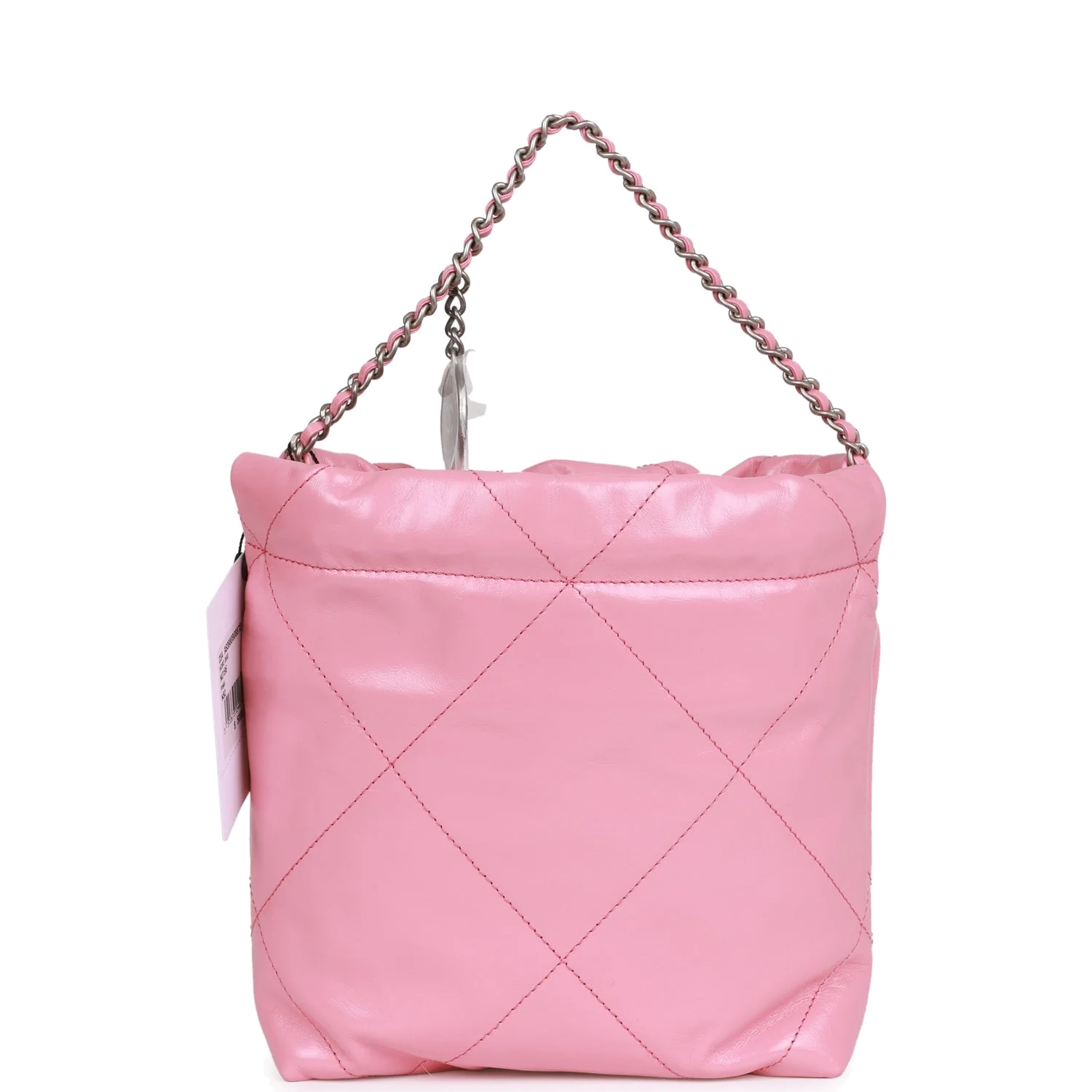 Chanel Mini 22 Bag Pink Calfskin — фото 6