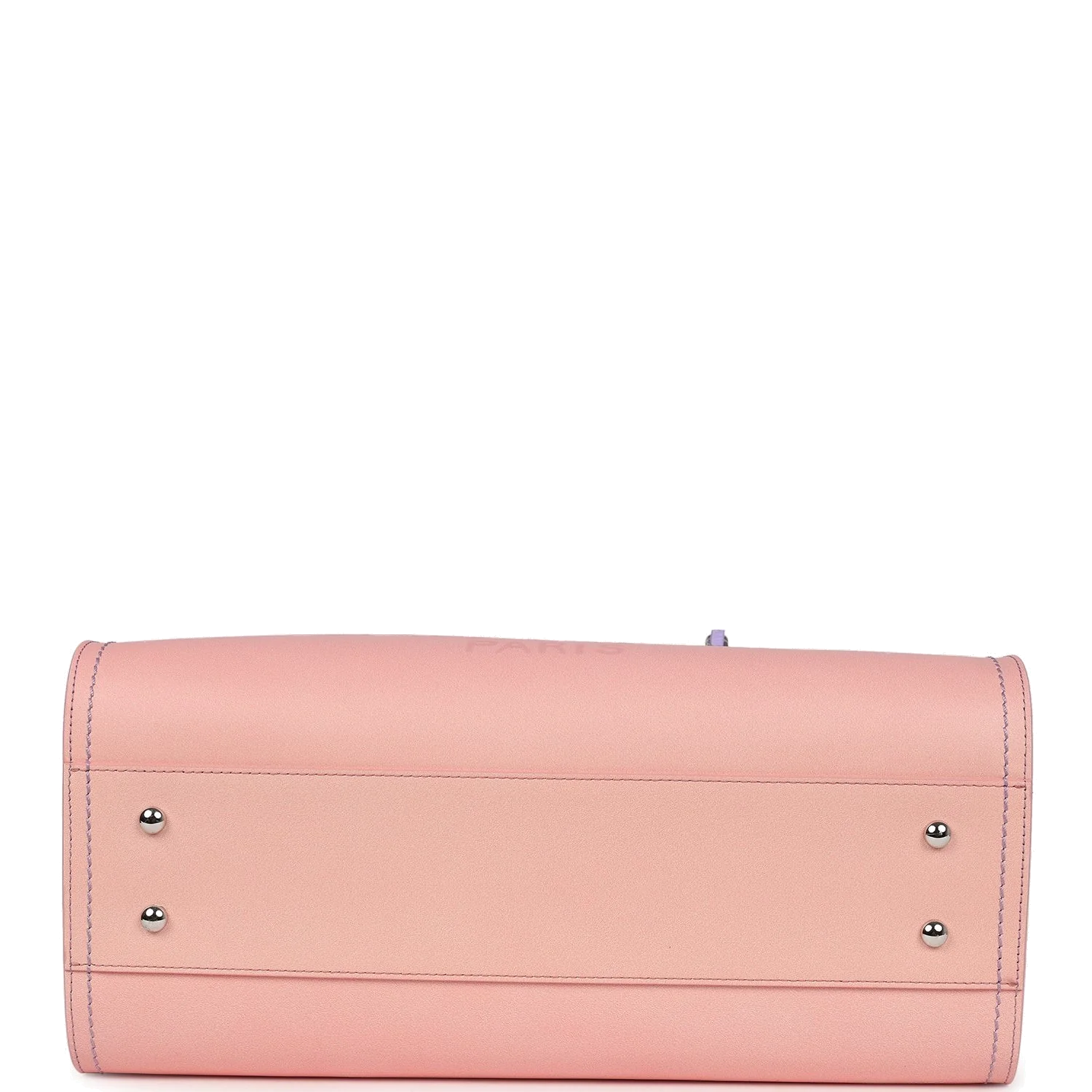 Chanel Small Deauville Shopping Tote Pink and Purple Ombre Calfskin — фото 7