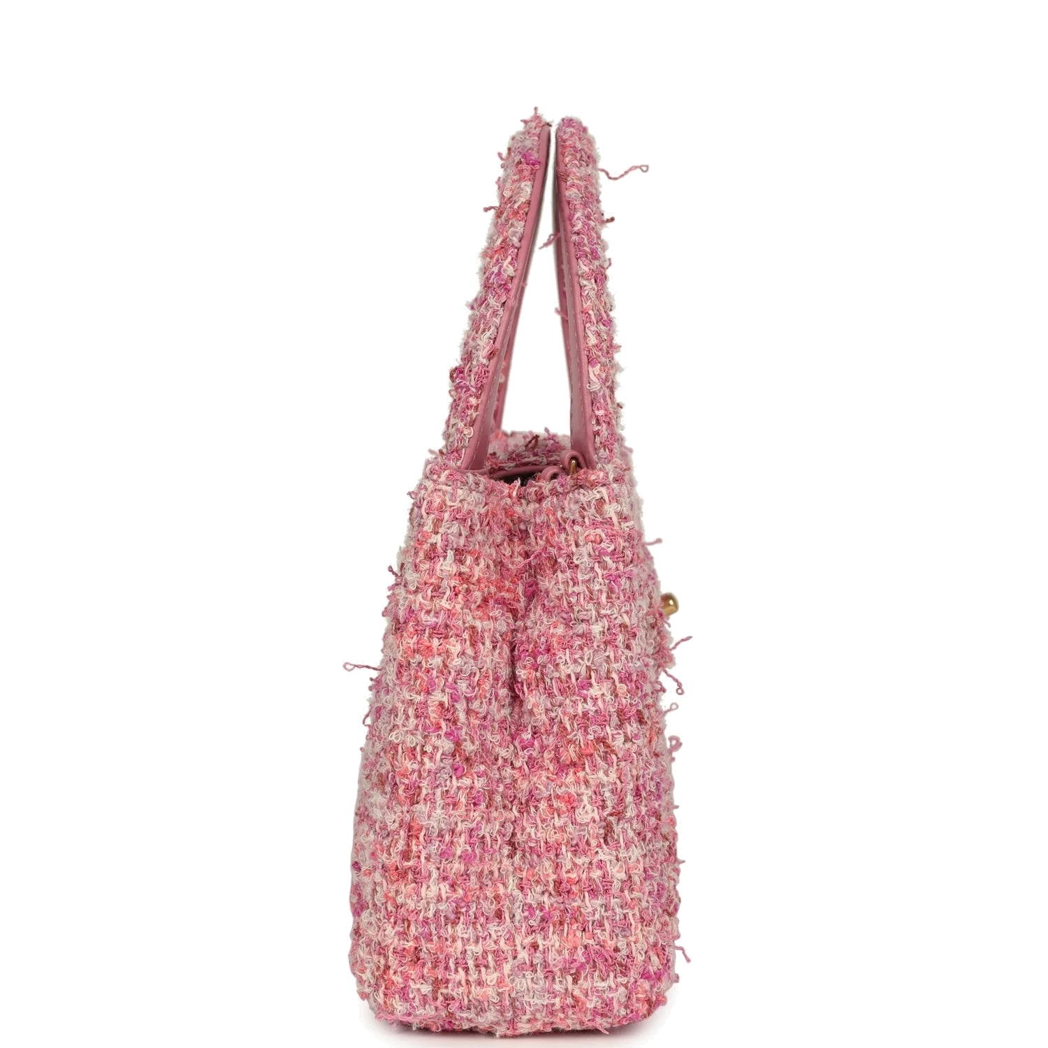 Chanel Small Kelly Shopper Pink Tweed — фото 4